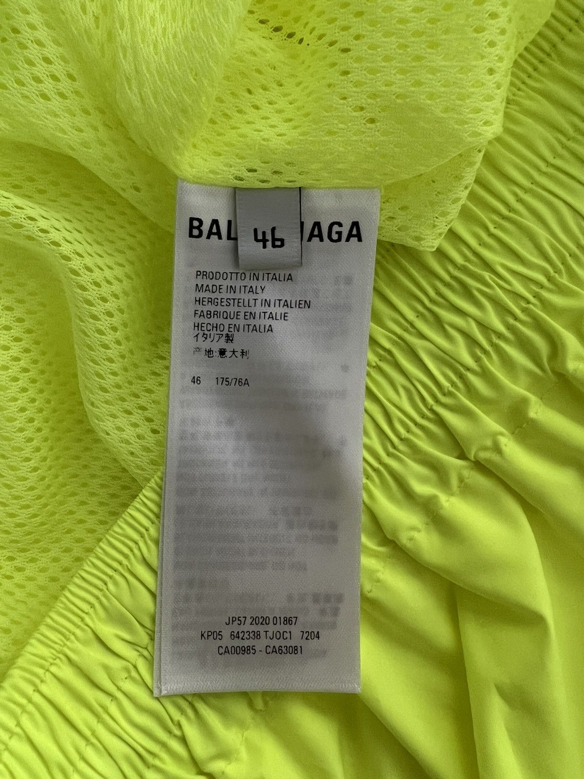 Balenciaga Balenciaga Neon Relaxed-Fit Track Pants Size US 30 / EU 46 - 8 Thumbnail