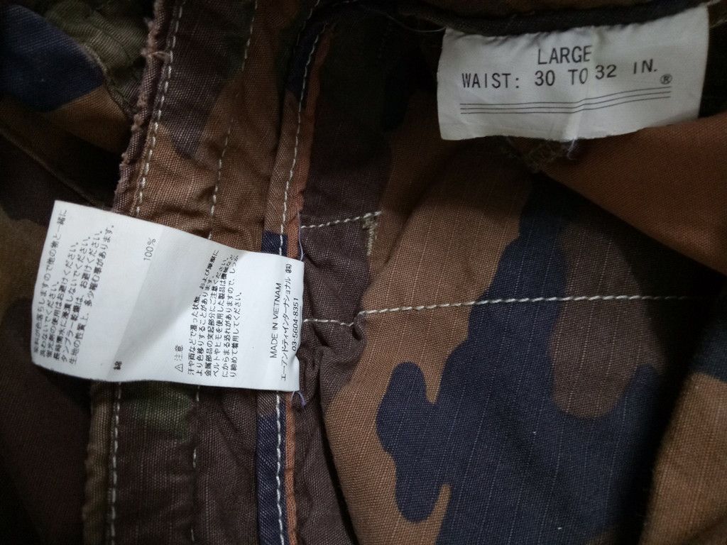 Alpha Industries 🔥🔥🔥Alpha Industries Camouflage Tactical Pants Rare Size US 35 - 20 Thumbnail
