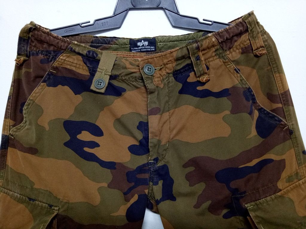 Alpha Industries 🔥🔥🔥Alpha Industries Camouflage Tactical Pants Rare Size US 35 - 3 Thumbnail