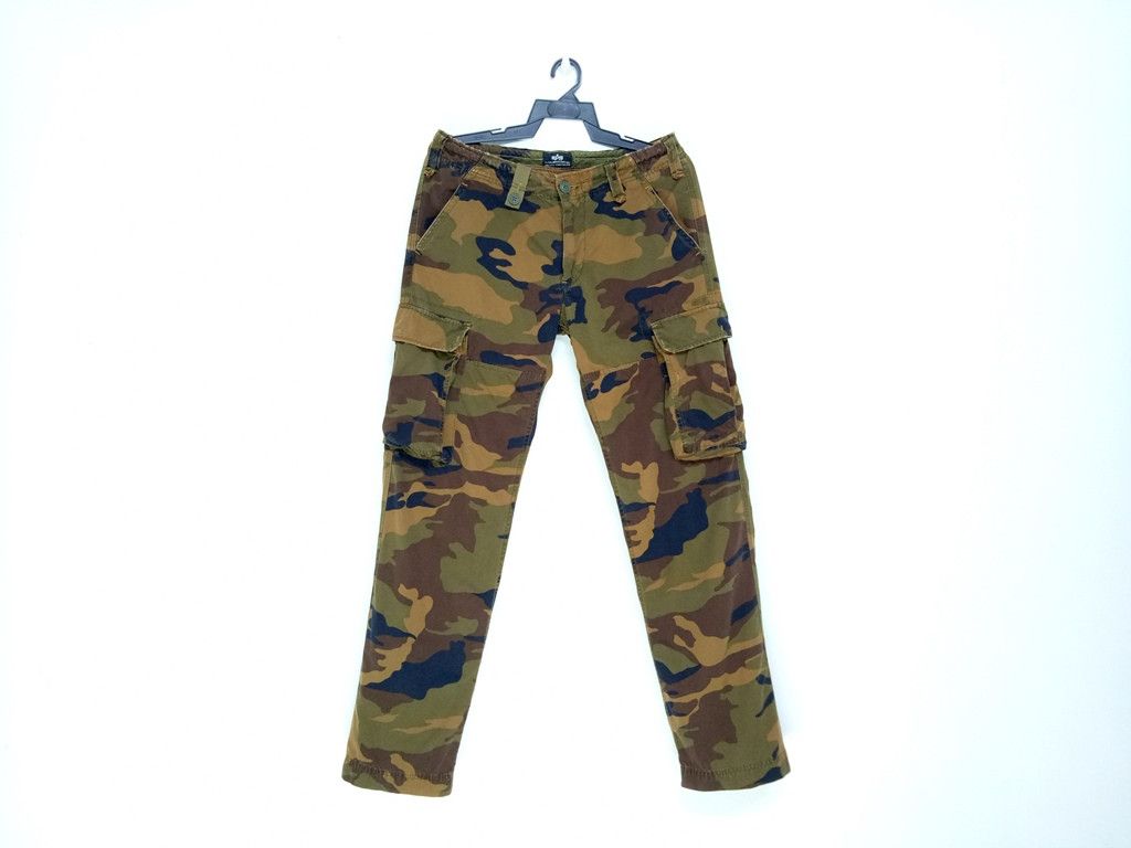 🔥🔥🔥Alpha Industries Camouflage Tactical Pants Rare