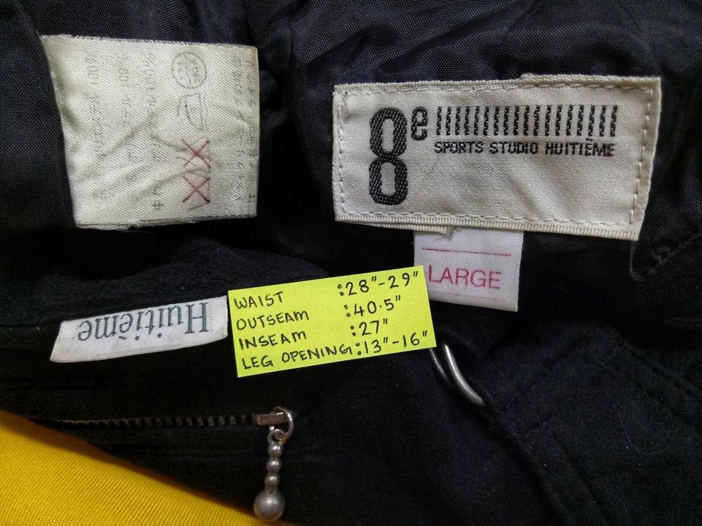 Japanese Brand 🔥Velvet HUITIÈME 8e Sports Studio Design Side Buckle Pants Size US 29 - 17 Thumbnail