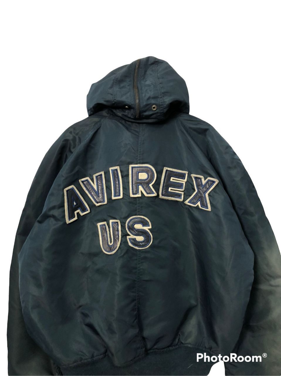 Avirex Vintage Avirex Embroidery Faded Big Logo Hoodie Jacket Size US XXL / EU 58 / 5 - 6 Thumbnail