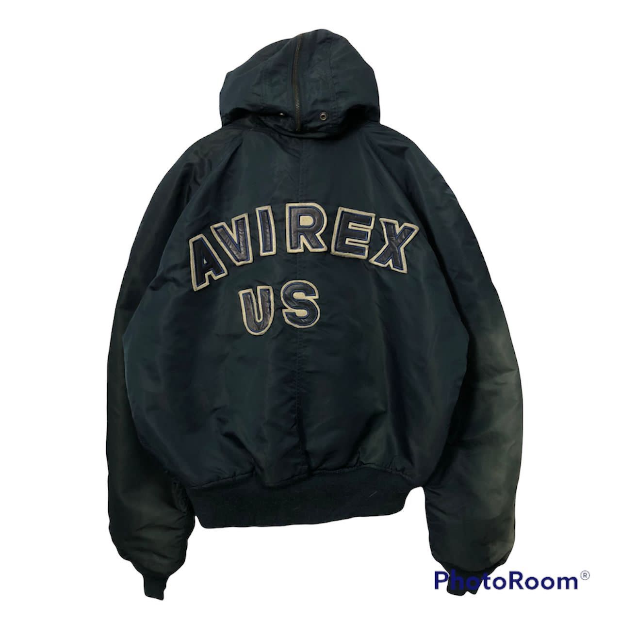 Avirex Vintage Avirex Embroidery Faded Big Logo Hoodie Jacket Size US XXL / EU 58 / 5 - 1 Thumbnail