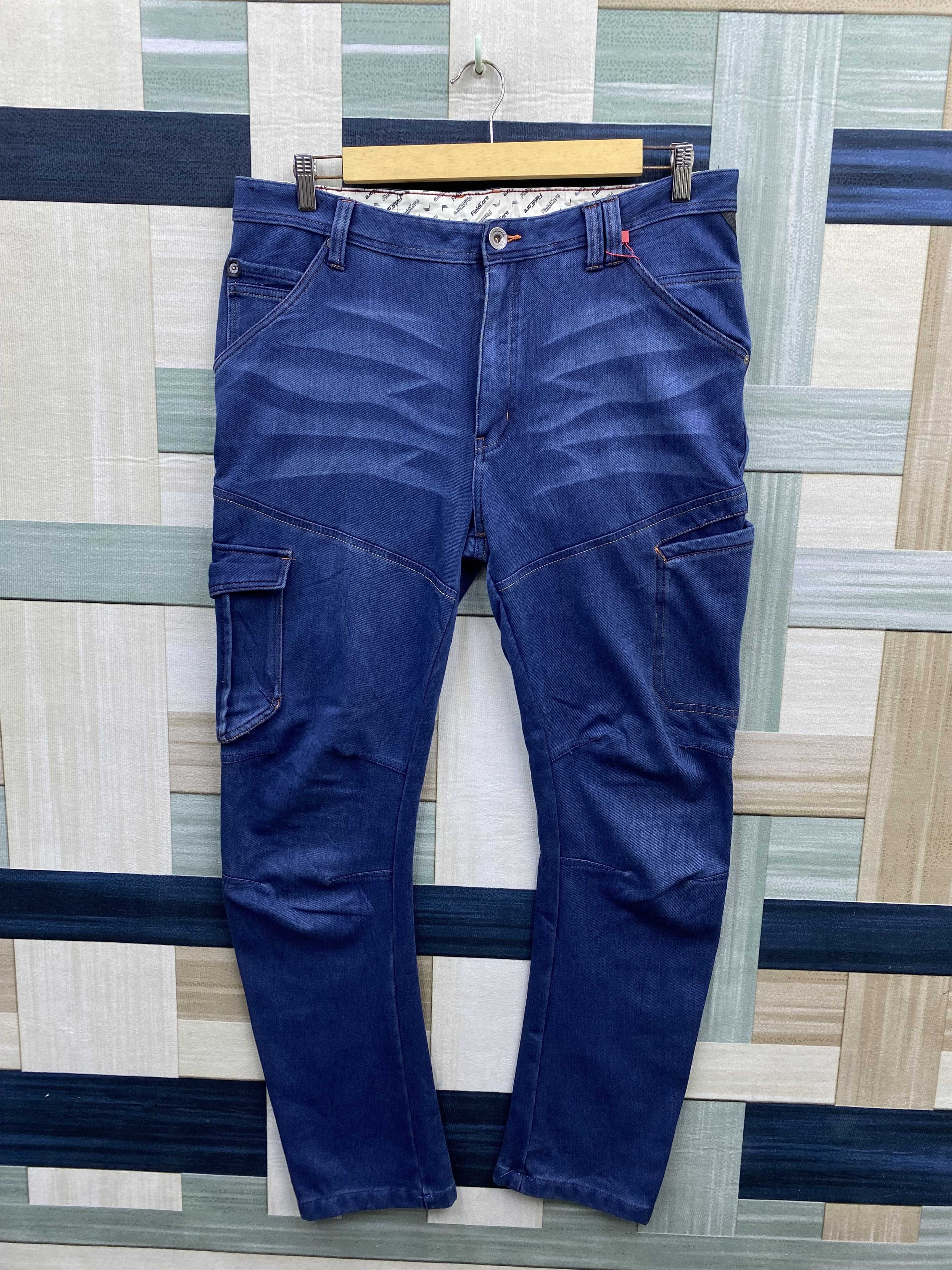 image of Field Core Workman Stretch Pant in Blue Denim, Men's (Size 37)