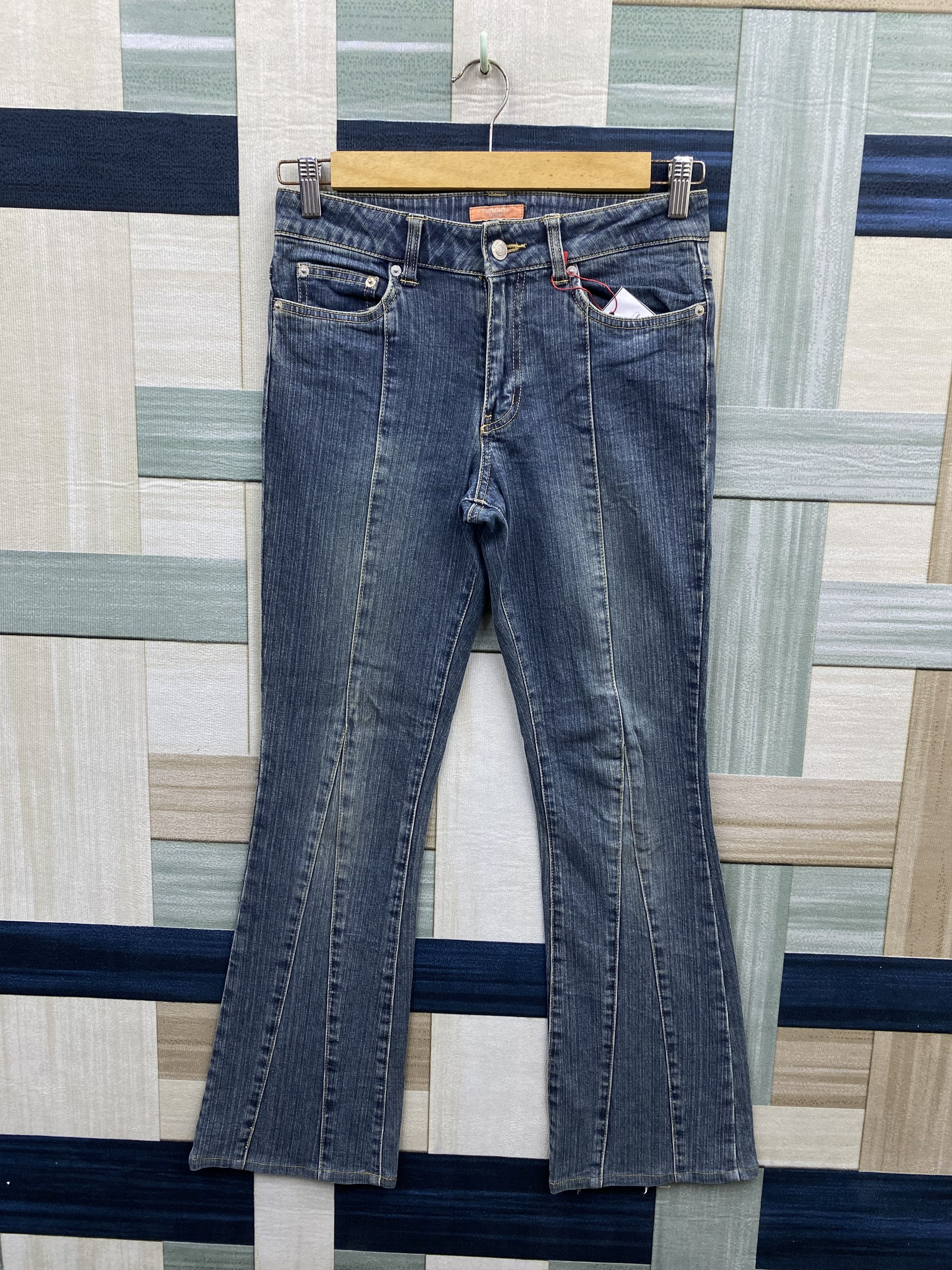 image of Vintage Castanets Club Flare Denim Jean in Faded, Women's (Size 29)