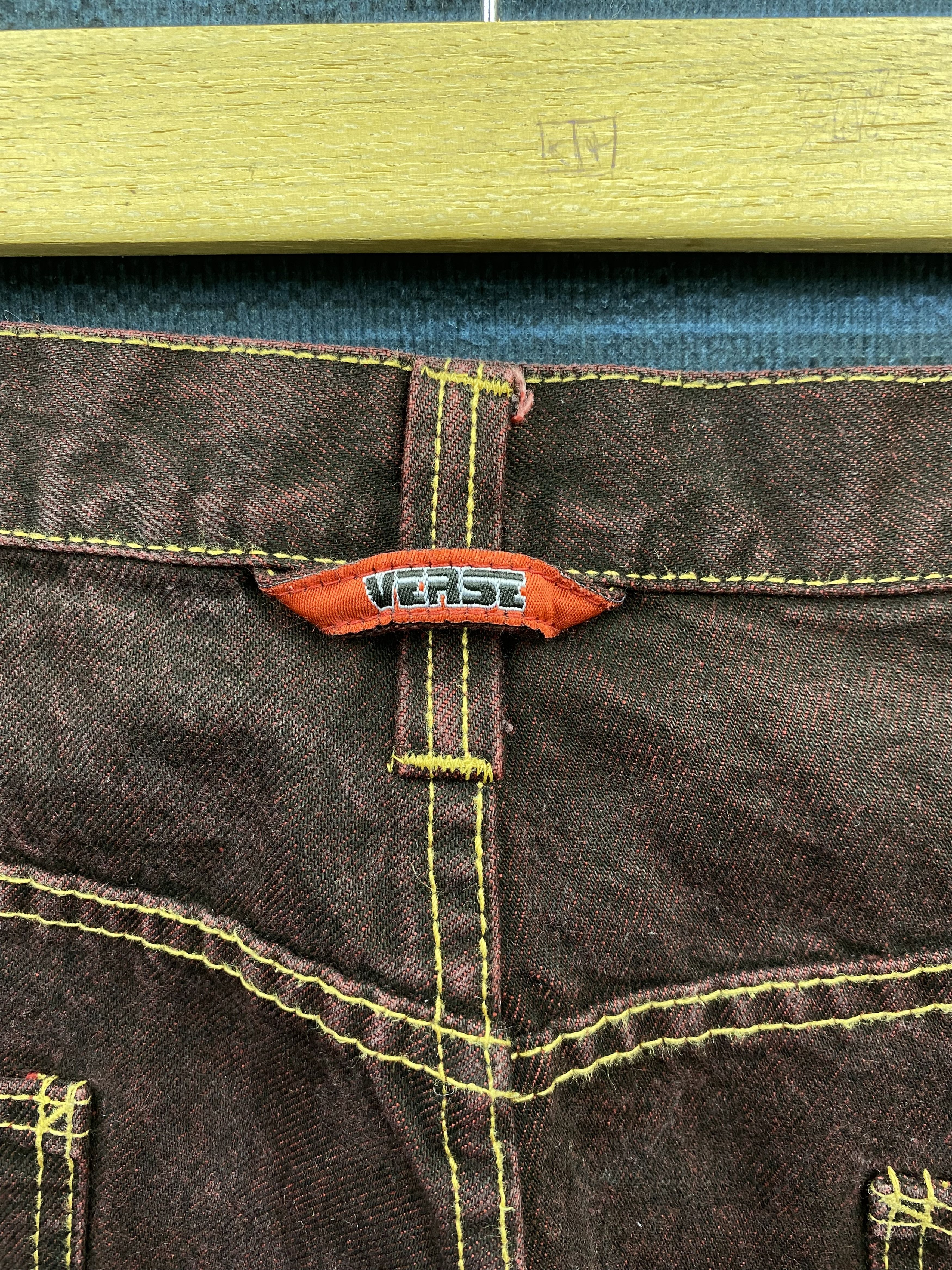Vintage Vintage Verse 2 Tones Baggy Carpenter Denim Jean Pant Size US 41 - 10 Thumbnail