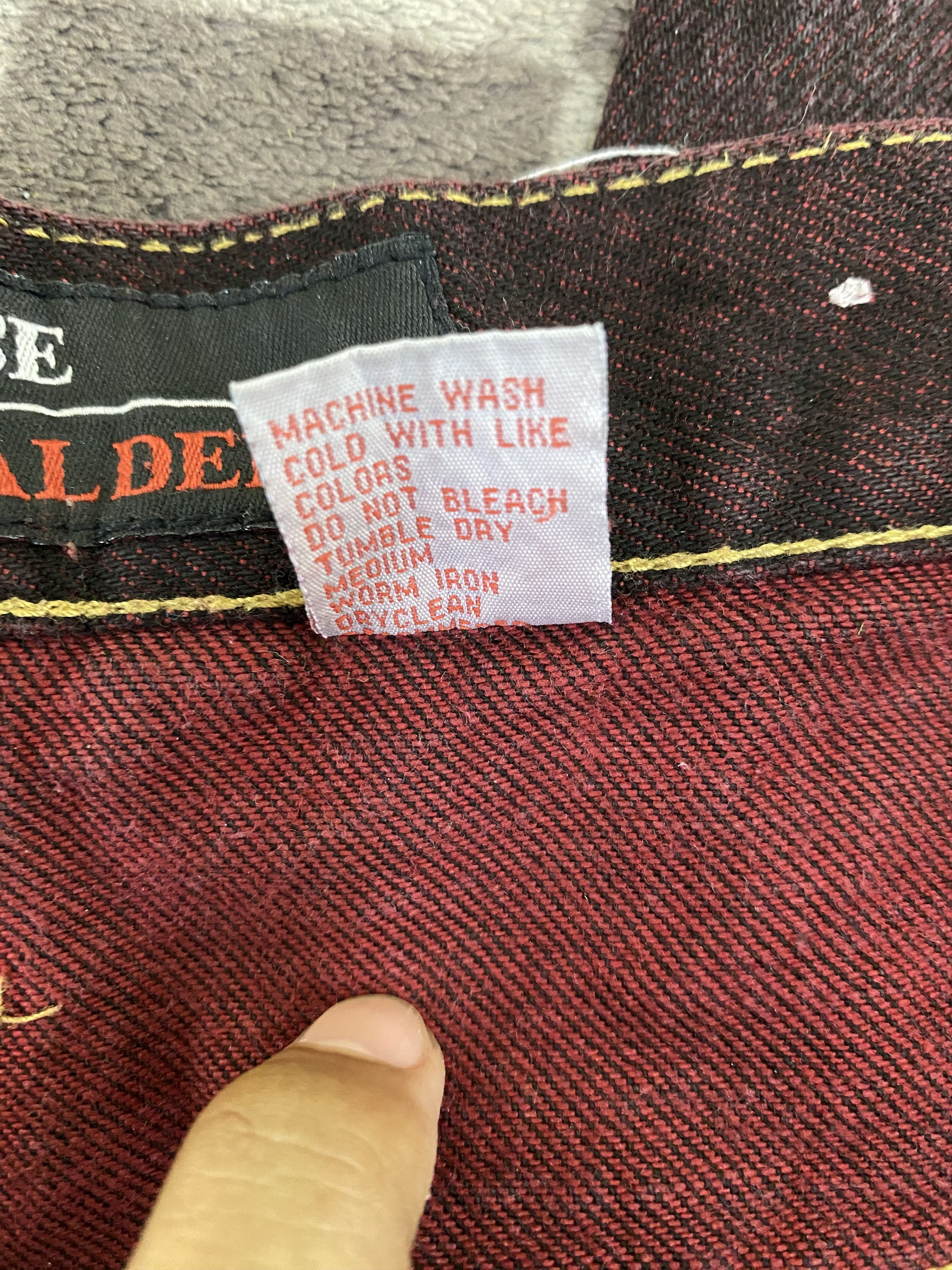 Vintage Vintage Verse 2 Tones Baggy Carpenter Denim Jean Pant Size US 41 - 21 Thumbnail