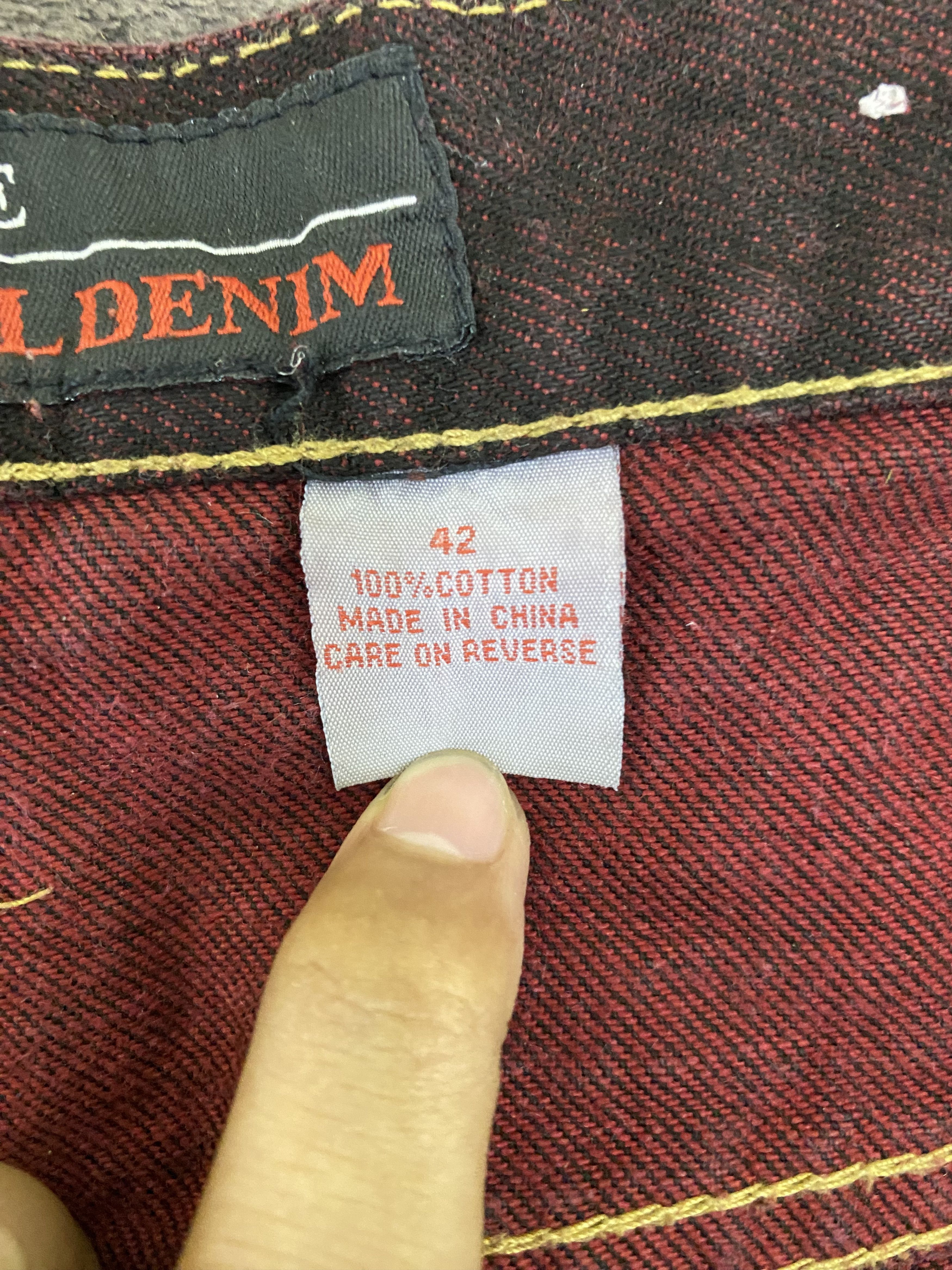 Vintage Vintage Verse 2 Tones Baggy Carpenter Denim Jean Pant Size US 41 - 20 Thumbnail