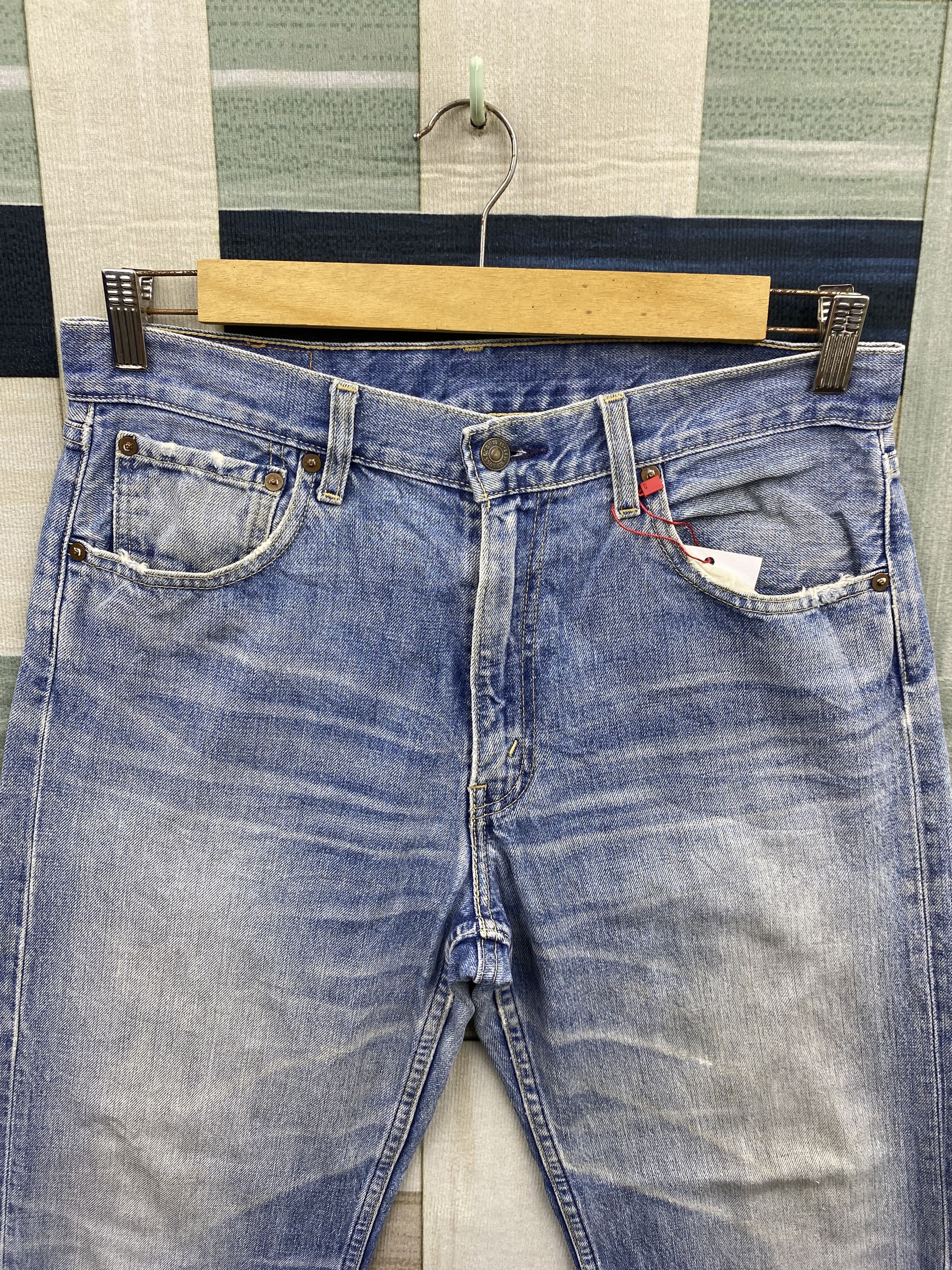 Levi's Vintage Levi's 503 Light Distress Denim Jean Pant Size US 31 - 3 Thumbnail