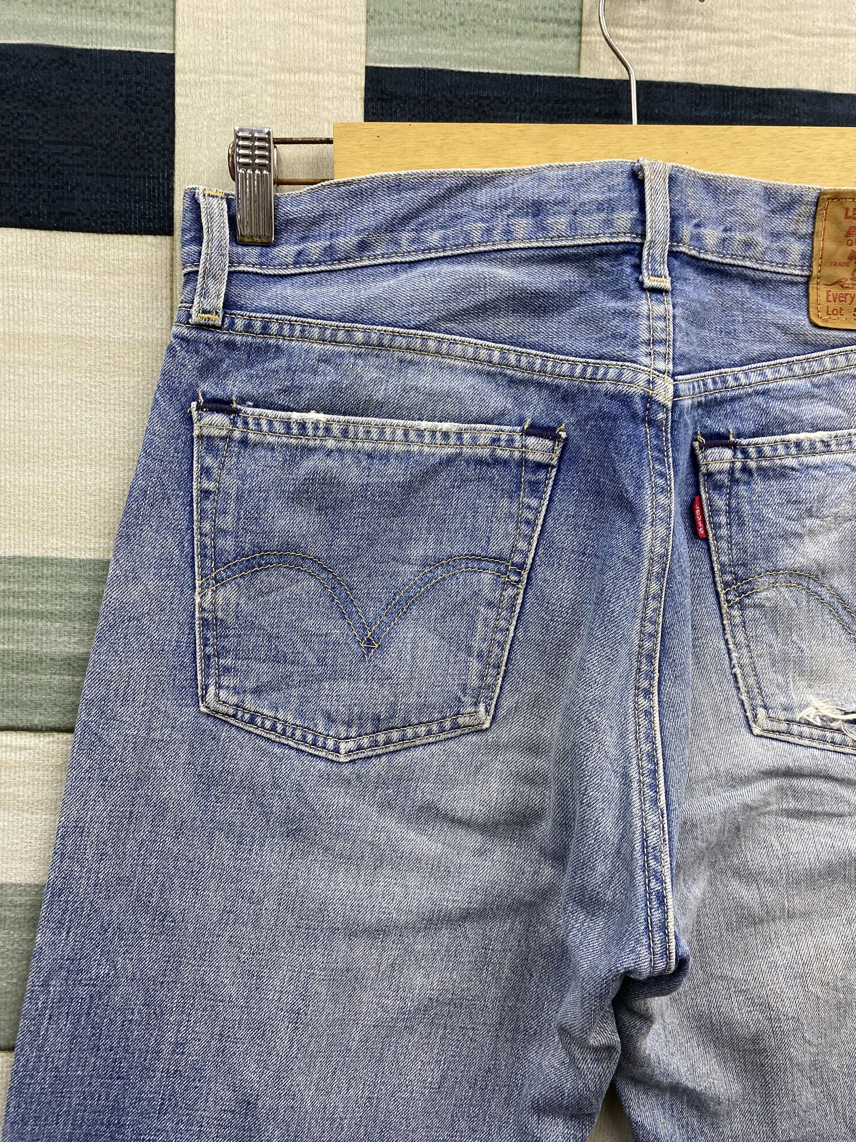 Levi's Vintage Levi's 503 Light Distress Denim Jean Pant Size US 31 - 12 Thumbnail