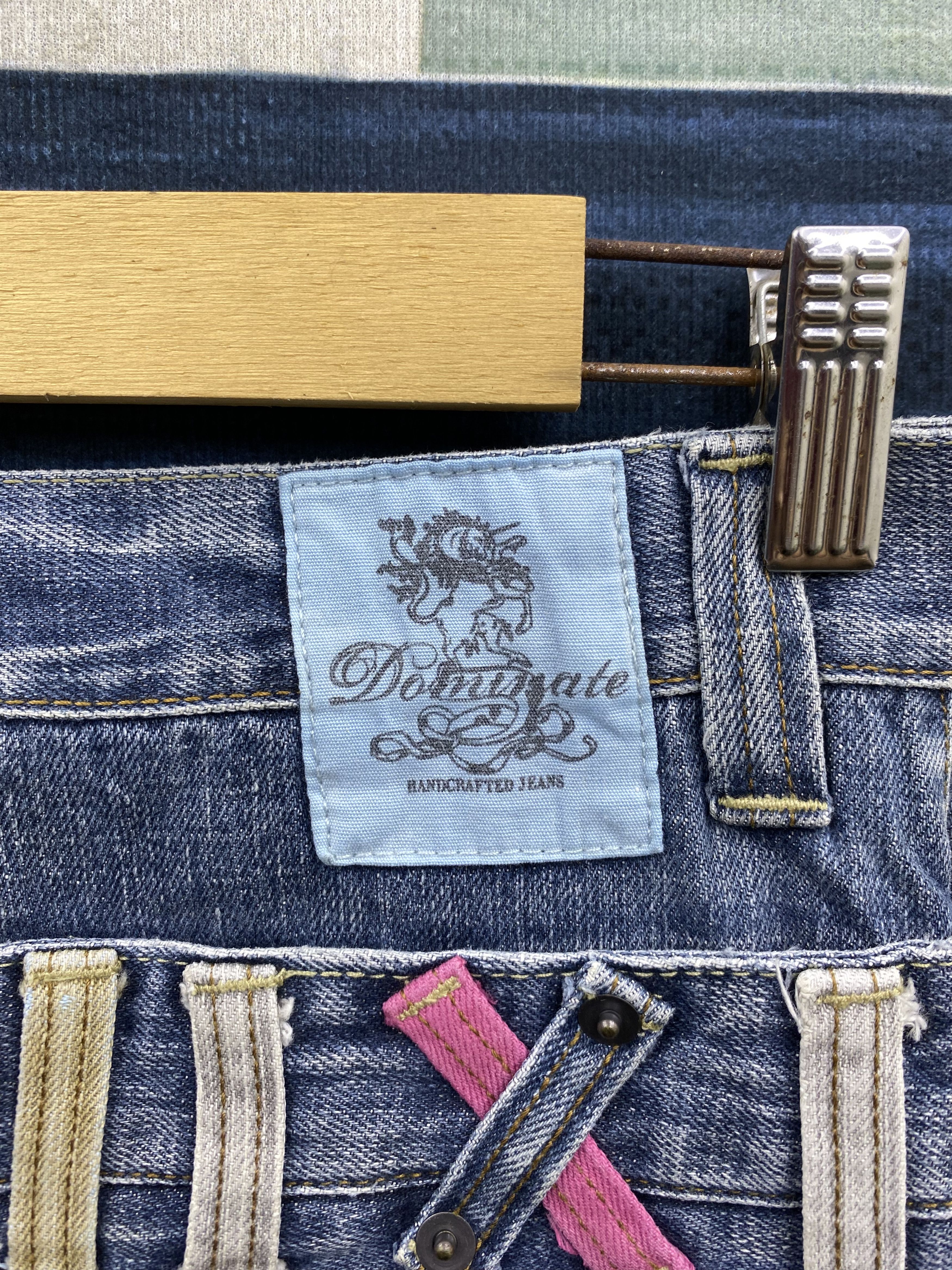 Japanese Brand Vintage Japanese Brand Dominate Double Waist Distress Jeans Size US 32 / EU 48 - 5 Thumbnail