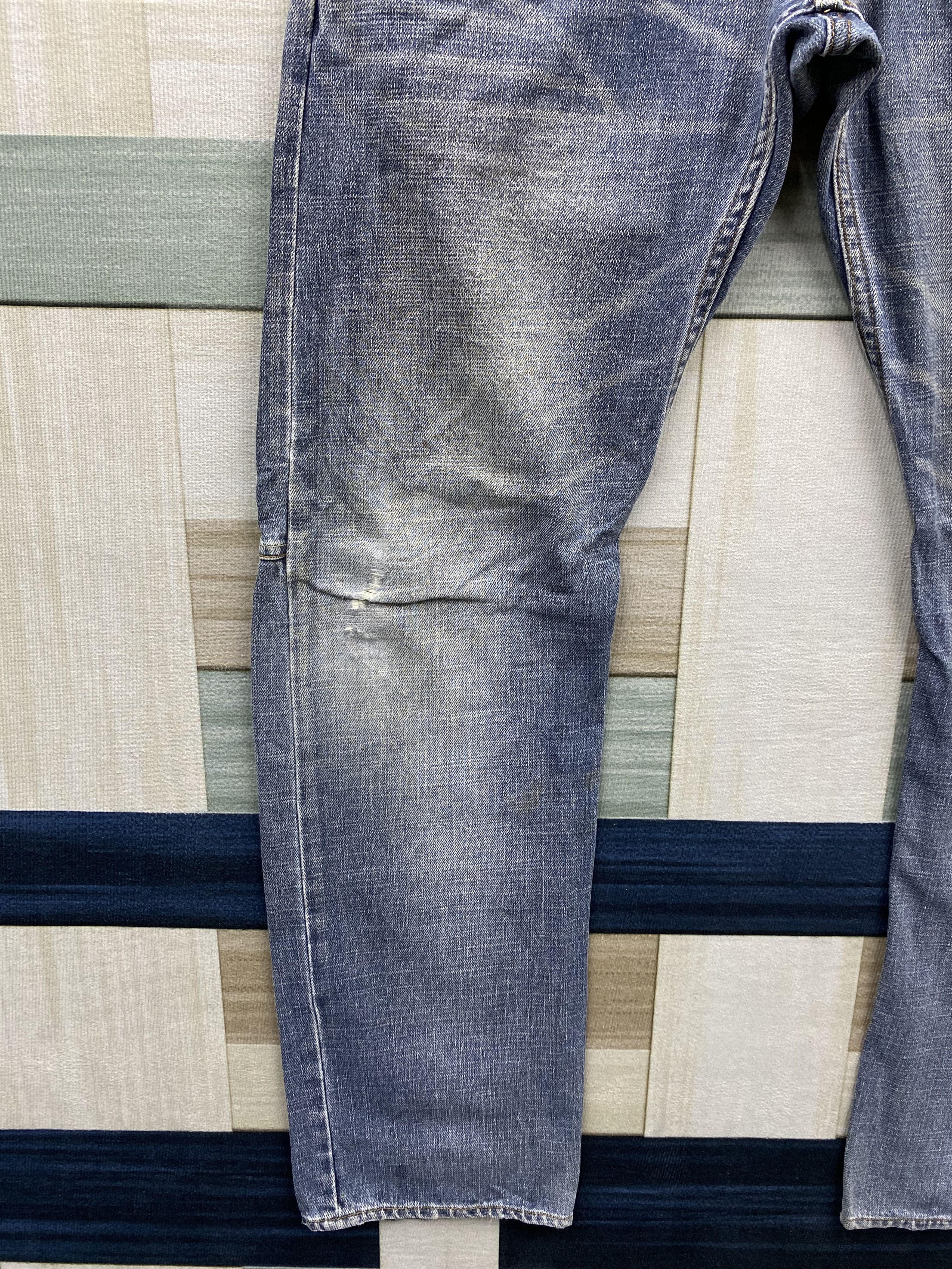 Japanese Brand Vintage Japanese Brand Dominate Double Waist Distress Jeans Size US 32 / EU 48 - 6 Thumbnail