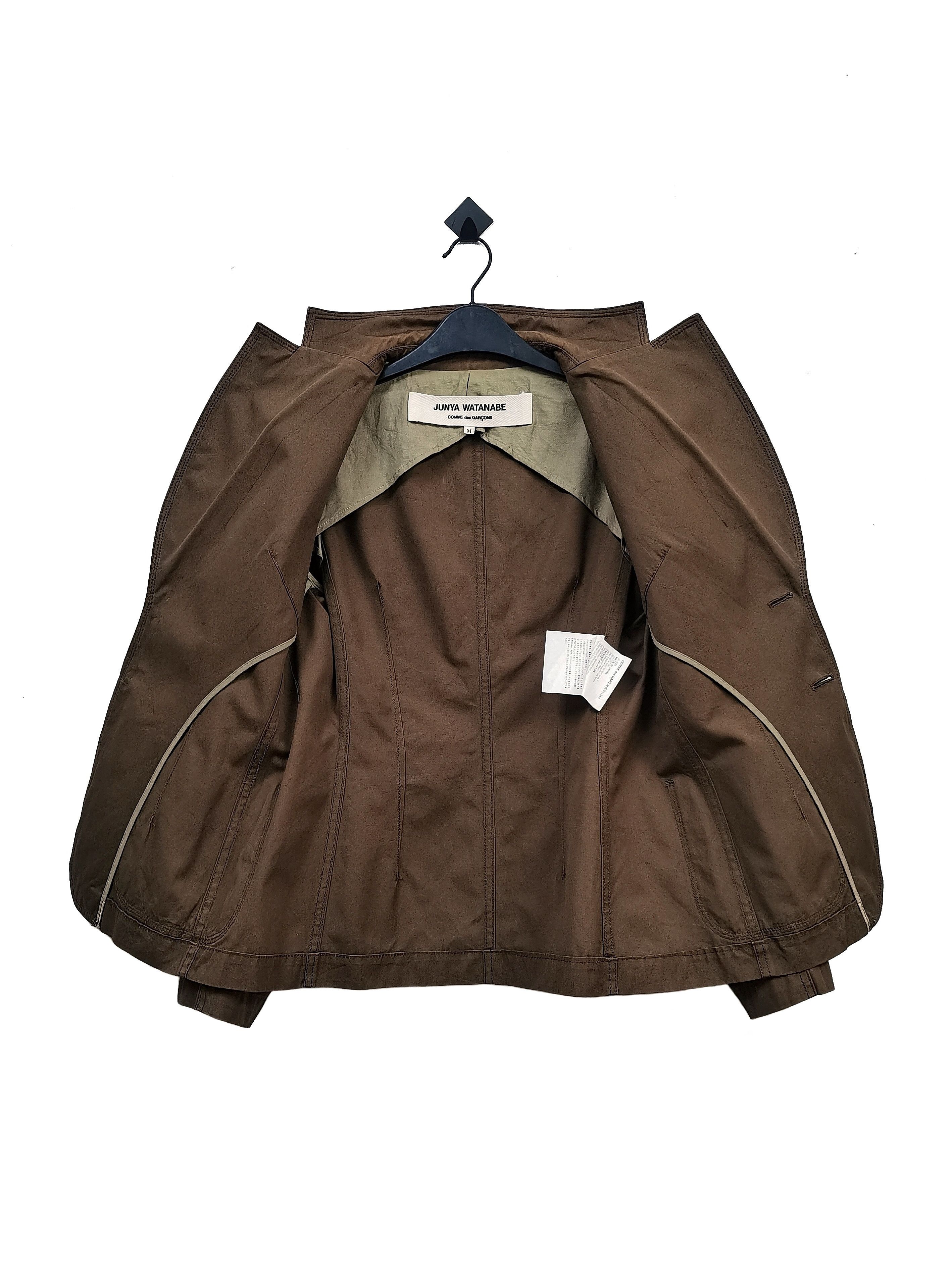 Junya Watanabe 🔥🔥🔥AD2002 Junya Watanabe Comme des Garcons Button Jacket Size US M / EU 48-50 / 2 - 3 Thumbnail