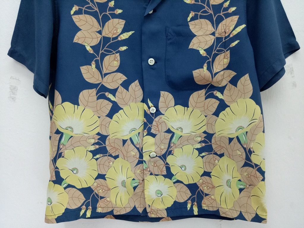 Sun Surf 🔥🔥🔥Rayon Sunsurf Hawaiian Full Flower Button Up Shirt Size US XS / EU 42 / 0 - 3 Thumbnail