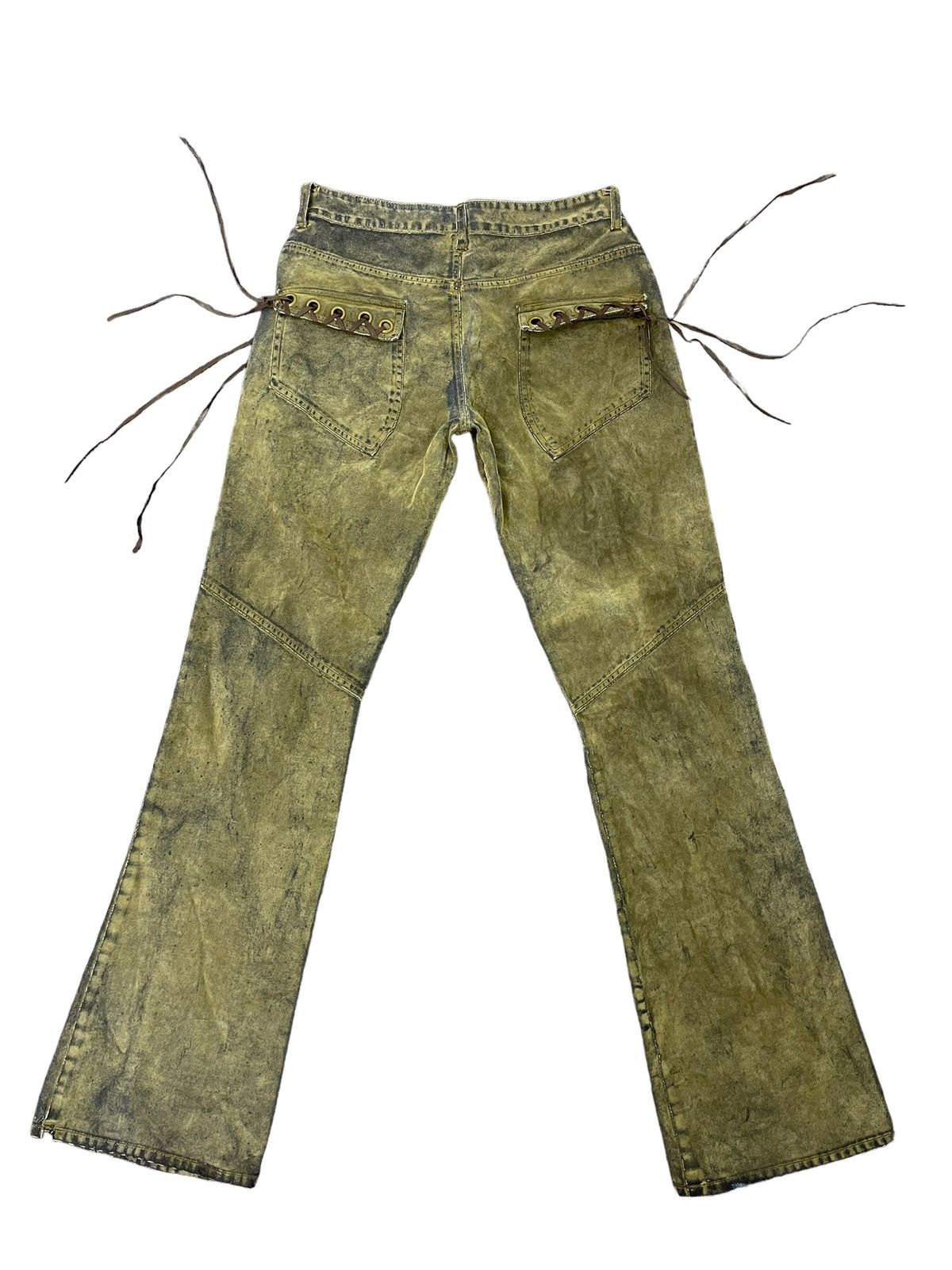 Japanese Brand Flare Jeans Daily News Moleskin Faded Low Rise Boot Cut 5🟦5 Size US 30 / EU 46 - 3 Thumbnail