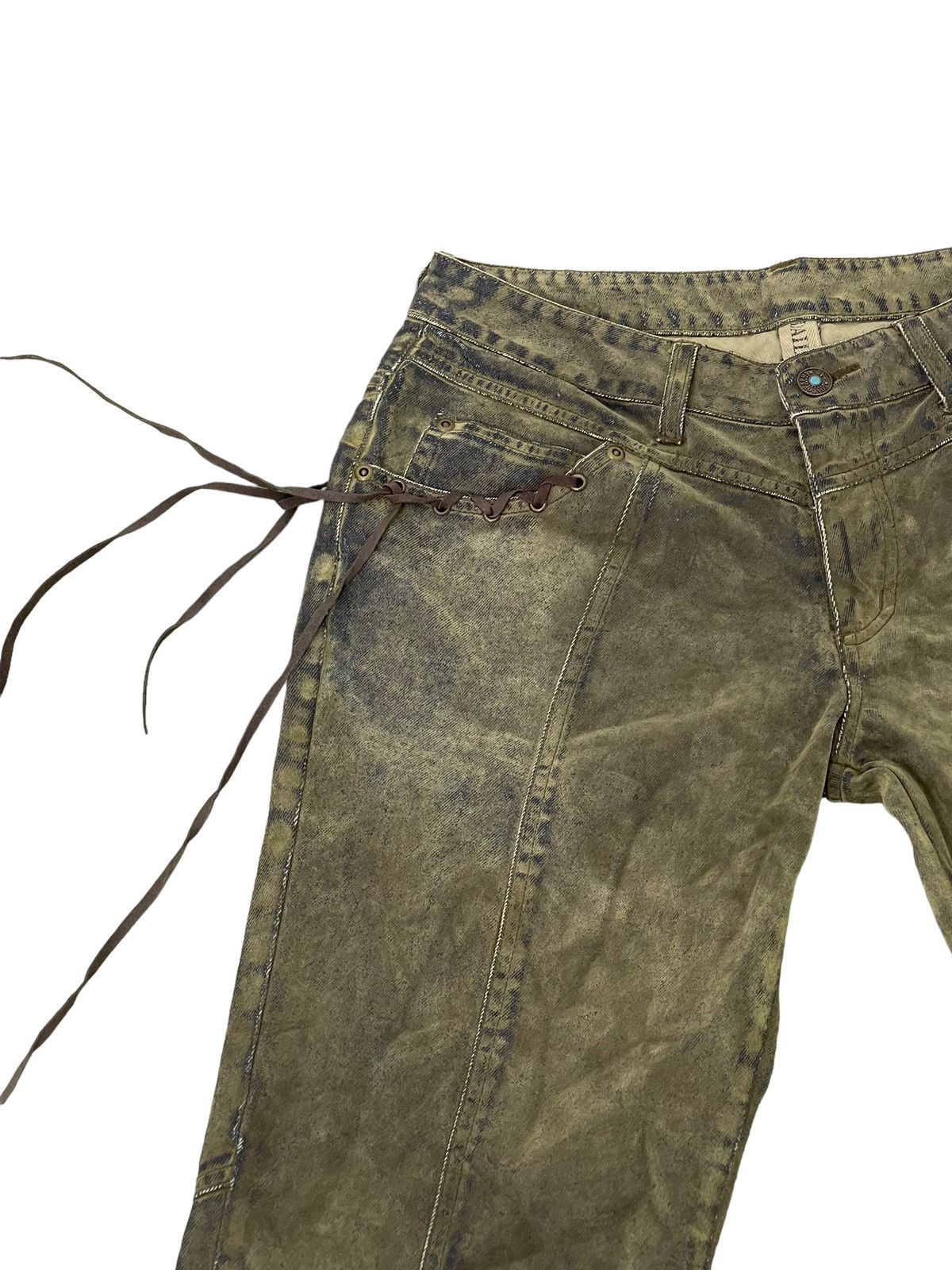 Japanese Brand Flare Jeans Daily News Moleskin Faded Low Rise Boot Cut 5🟦5 Size US 30 / EU 46 - 17 Thumbnail