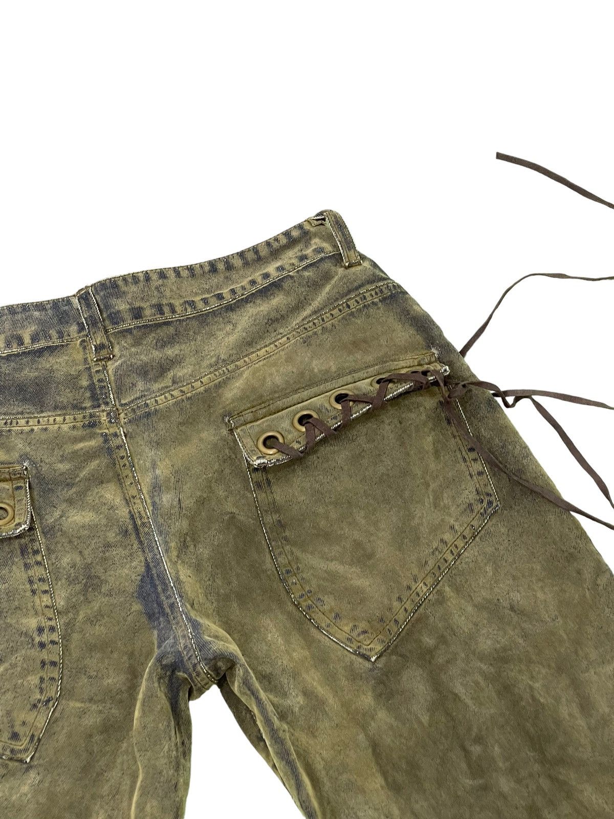 Japanese Brand Flare Jeans Daily News Moleskin Faded Low Rise Boot Cut 5🟦5 Size US 30 / EU 46 - 9 Thumbnail