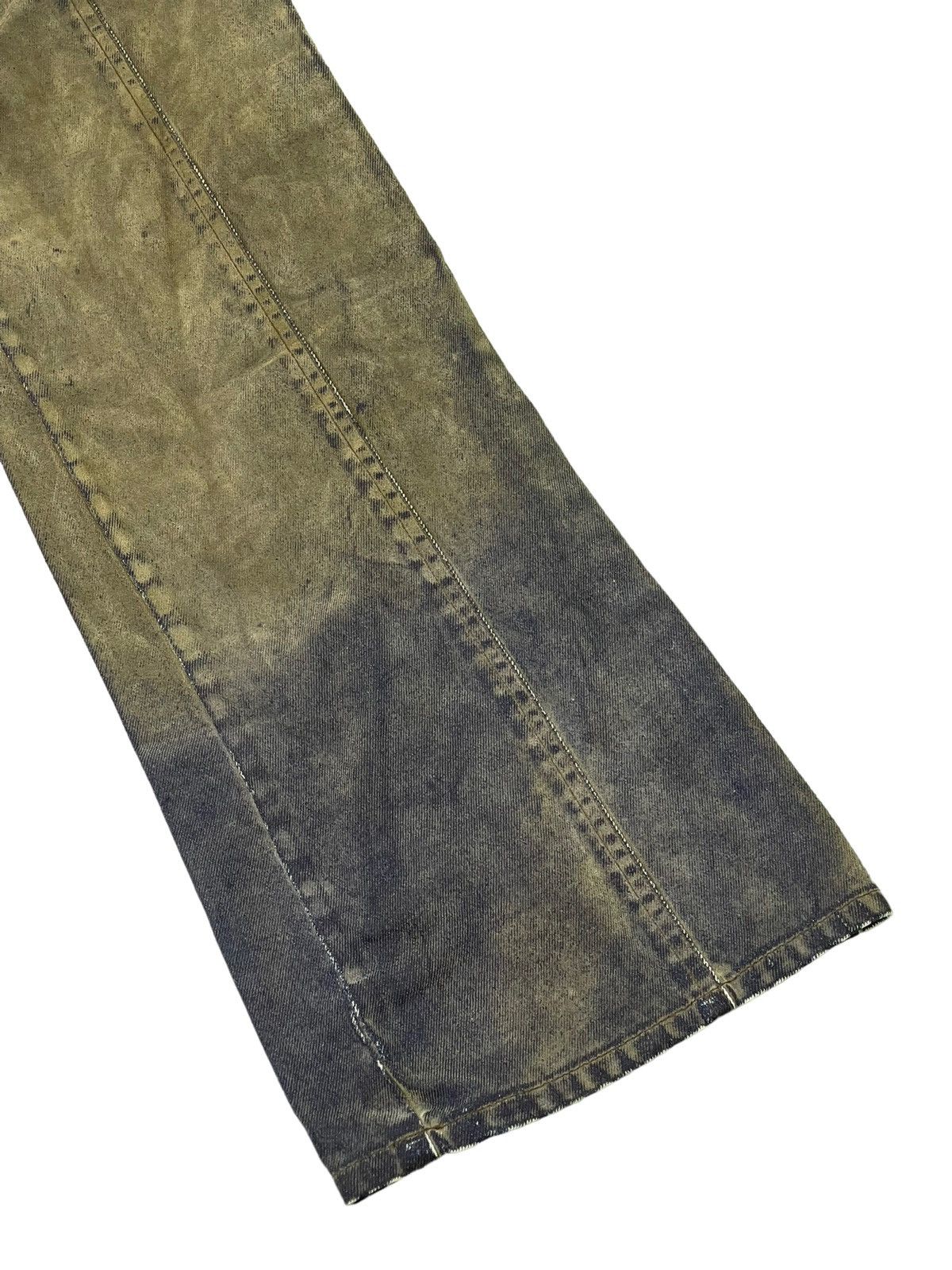 Japanese Brand Flare Jeans Daily News Moleskin Faded Low Rise Boot Cut 5🟦5 Size US 30 / EU 46 - 14 Thumbnail
