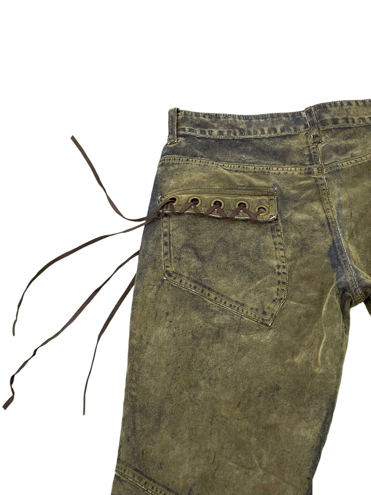 Japanese Brand Flare Jeans Daily News Moleskin Faded Low Rise Boot Cut 5🟦5 Size US 30 / EU 46 - 8 Thumbnail
