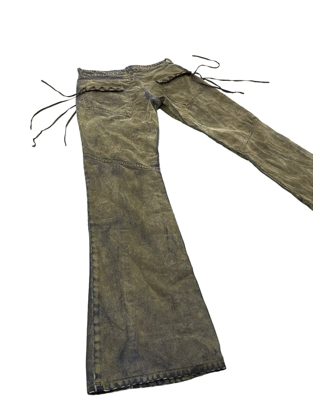 Japanese Brand Flare Jeans Daily News Moleskin Faded Low Rise Boot Cut 5🟦5 Size US 30 / EU 46 - 1 Thumbnail