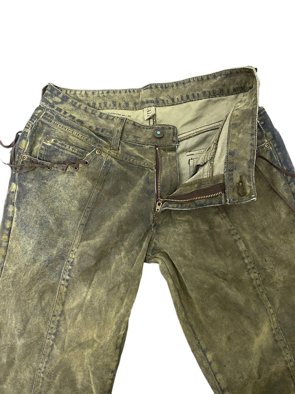 Japanese Brand Flare Jeans Daily News Moleskin Faded Low Rise Boot Cut 5🟦5 Size US 30 / EU 46 - 19 Thumbnail