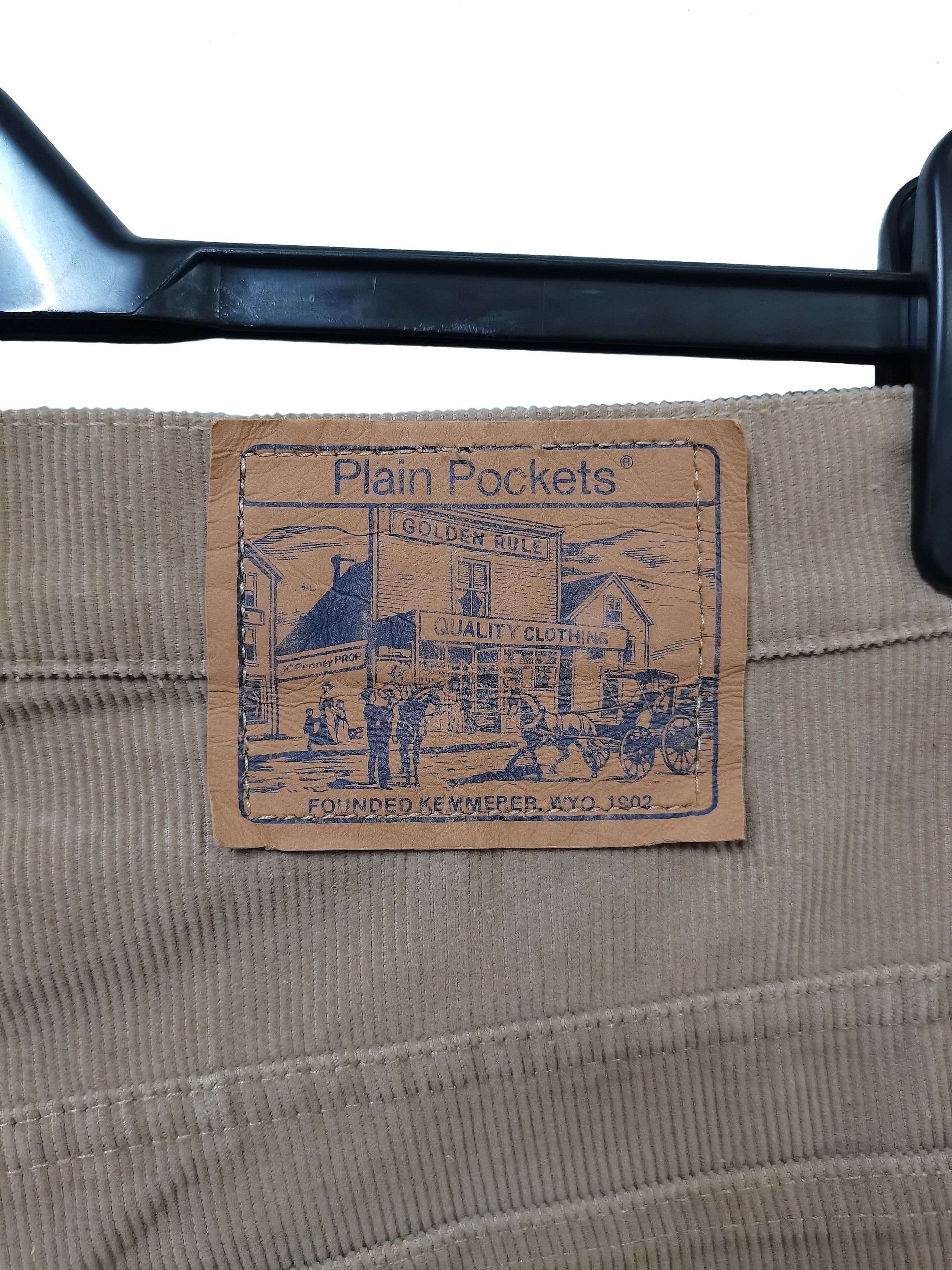 JCPenney 💥Vintage JC Penny Plain Pocket Corduroy Flared Jeans Rare Size US 32 / EU 48 - 10 Thumbnail