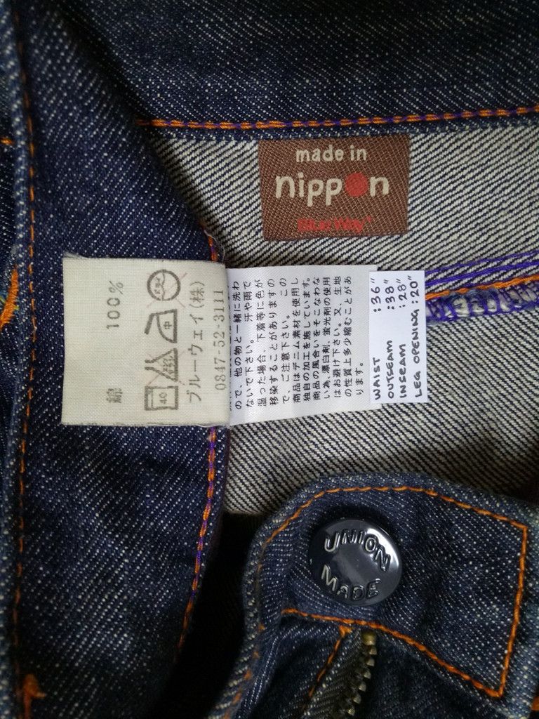Blue Blue Japan 🔥Blue Blue Way Japan X Union Made Rare Japanese Denim Size US 36 / EU 52 - 19 Thumbnail