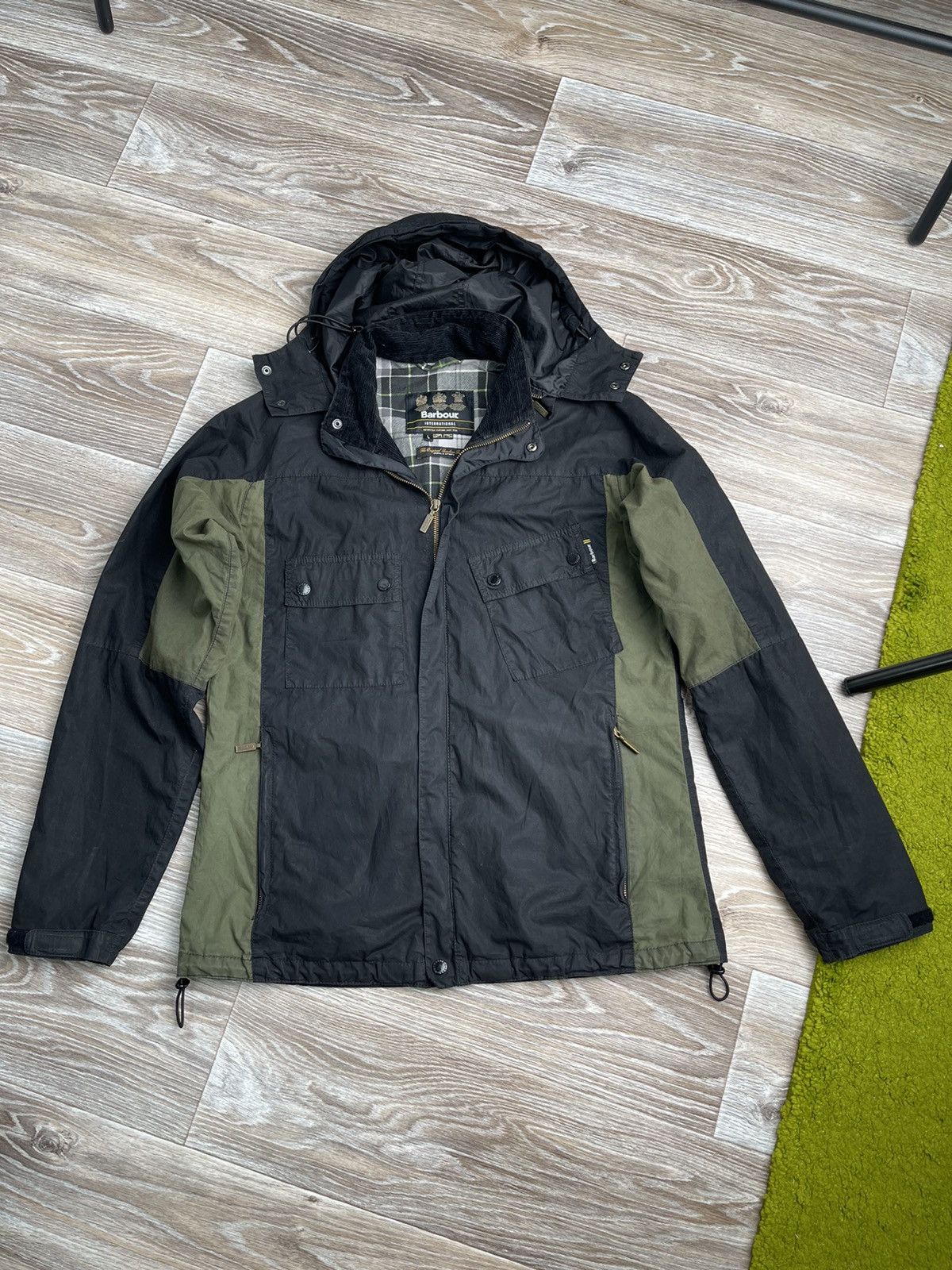barbour-barbour-international-short-scrambler-wax-jacket-grailed