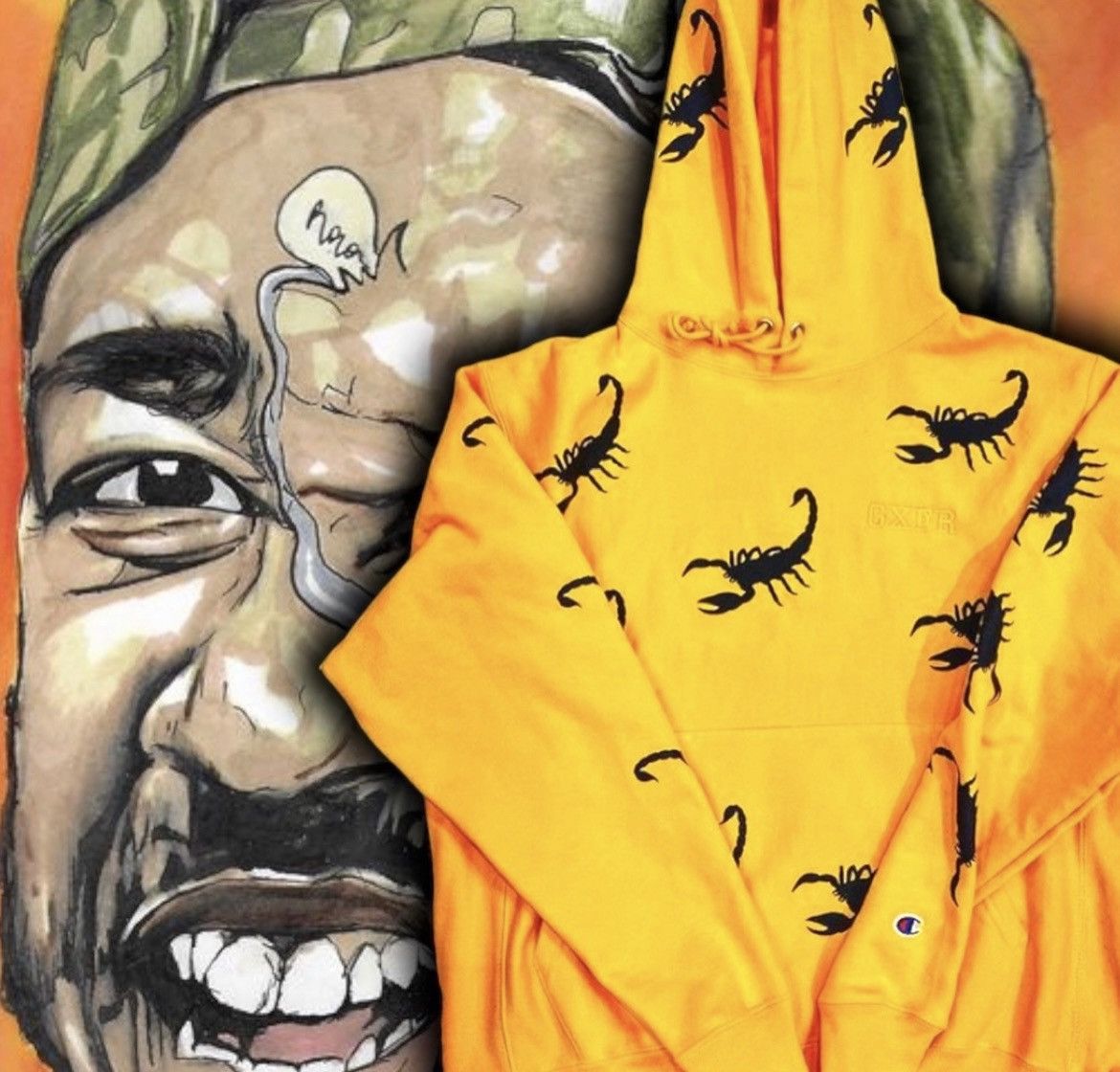 Rap Tees 🆕 YeLLa n BLK SCoRPioN 🦂 LoGo GRiSeLDa ⚖️ HOoDie GxFR ⚖️🦂 Size US M / EU 48-50 / 2 - 1 Thumbnail