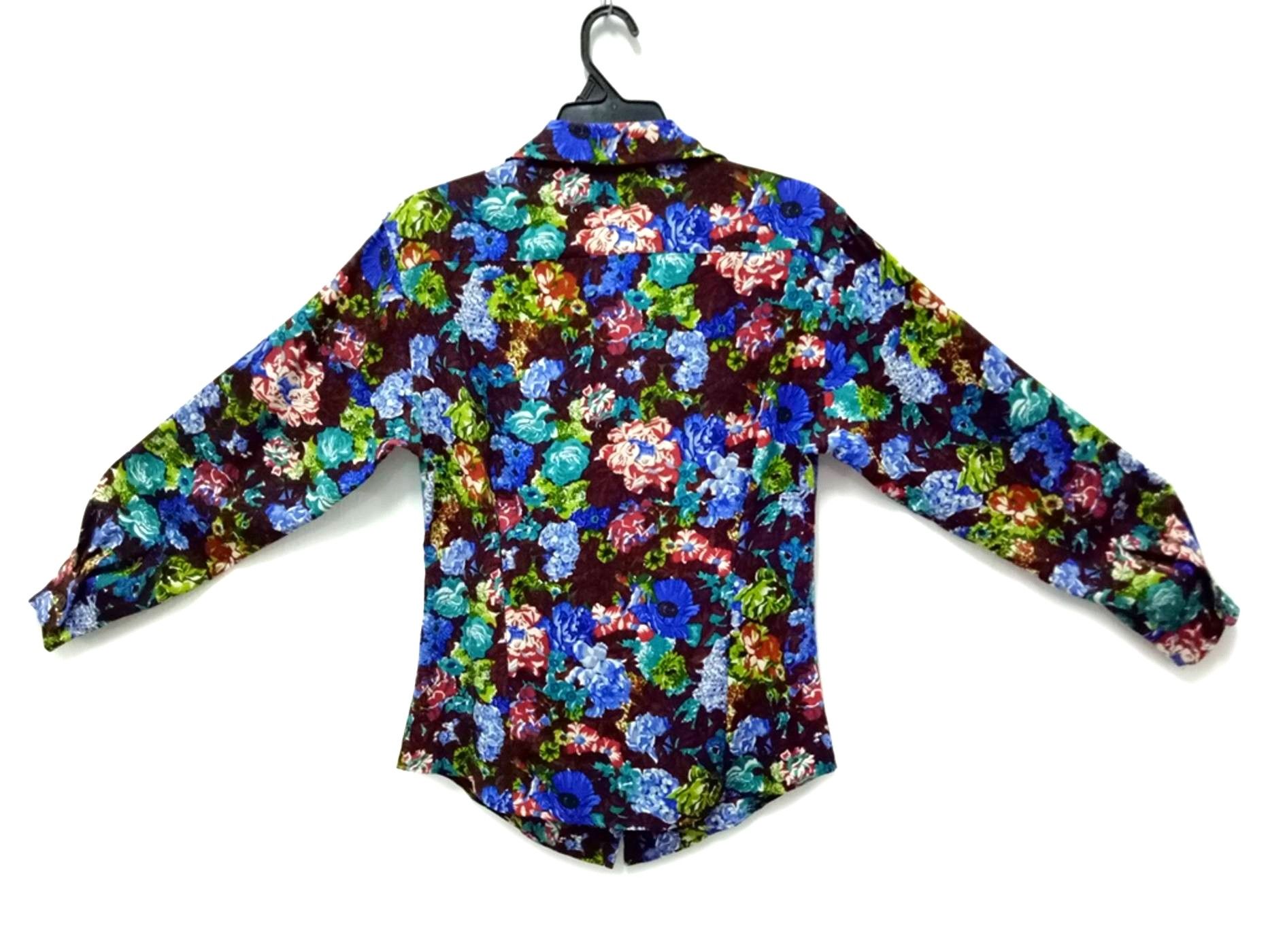 Kenzo 🔥🔥🔥Kenzo Paris Colorfull Flower Button Up Shirt Size US M / EU 48-50 / 2 - 4 Thumbnail