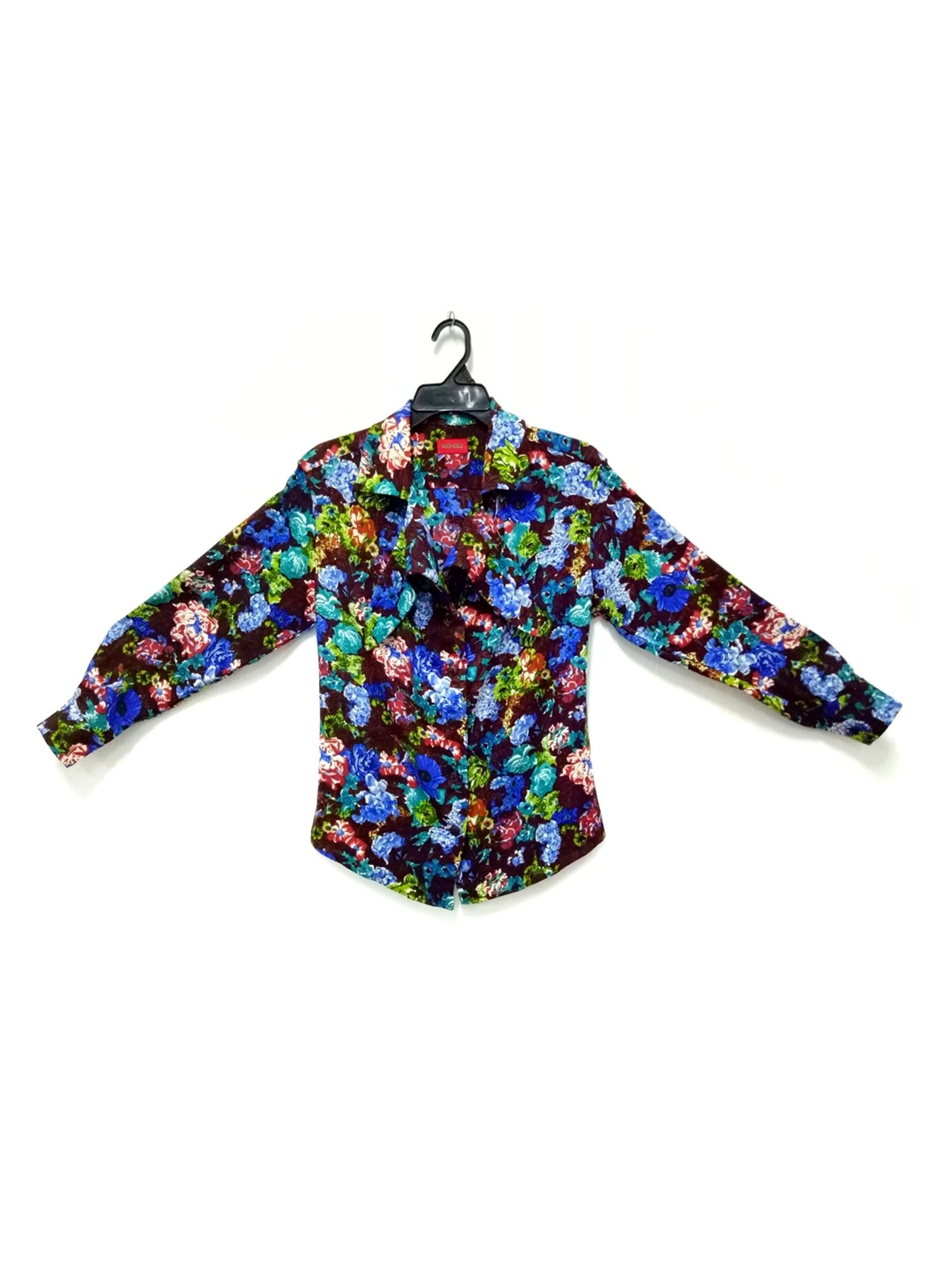 Kenzo 🔥🔥🔥Kenzo Paris Colorfull Flower Button Up Shirt Size US M / EU 48-50 / 2 - 1 Thumbnail