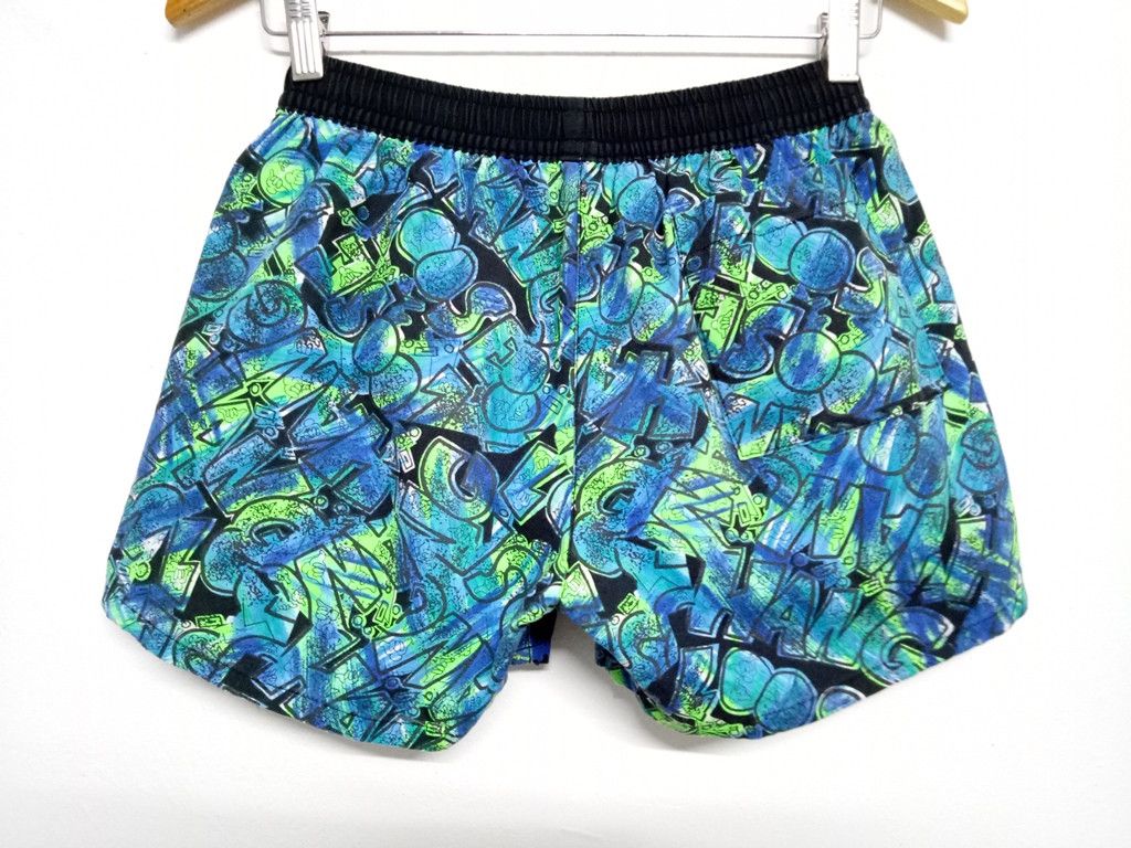 Vintage 🔥Hang Loose Fullprint Short Pants With Drawstring RARE Size US 30 / EU 46 - 5 Thumbnail