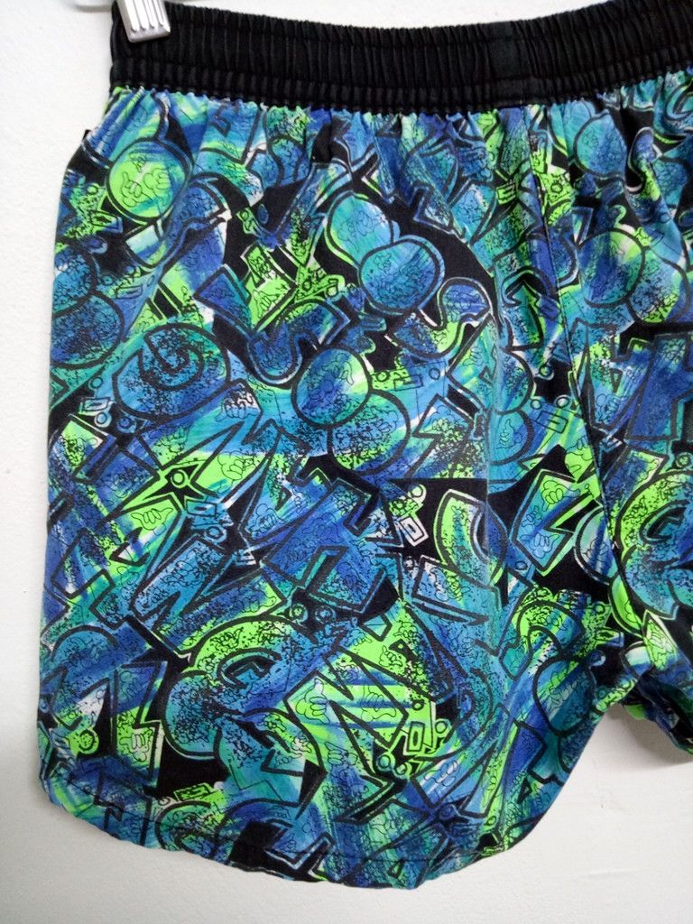 Vintage 🔥Hang Loose Fullprint Short Pants With Drawstring RARE Size US 30 / EU 46 - 7 Thumbnail