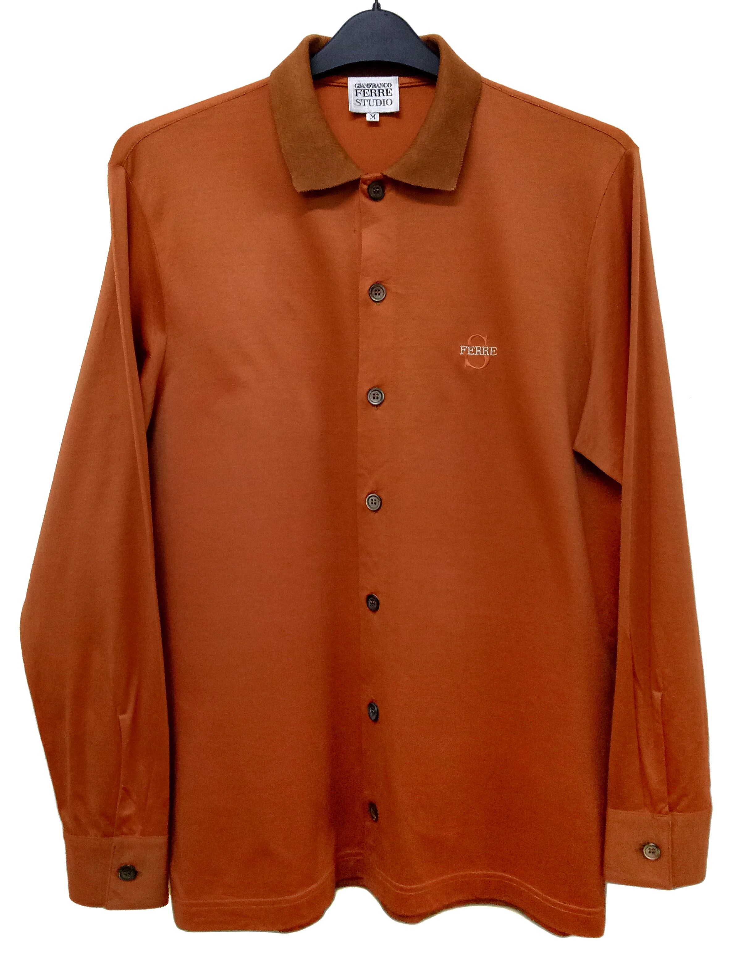 Ferre 🔥Gianfranco Ferre Studio Made in Italy LS Button Up Shirt Size US M / EU 48-50 / 2 - 5 Thumbnail
