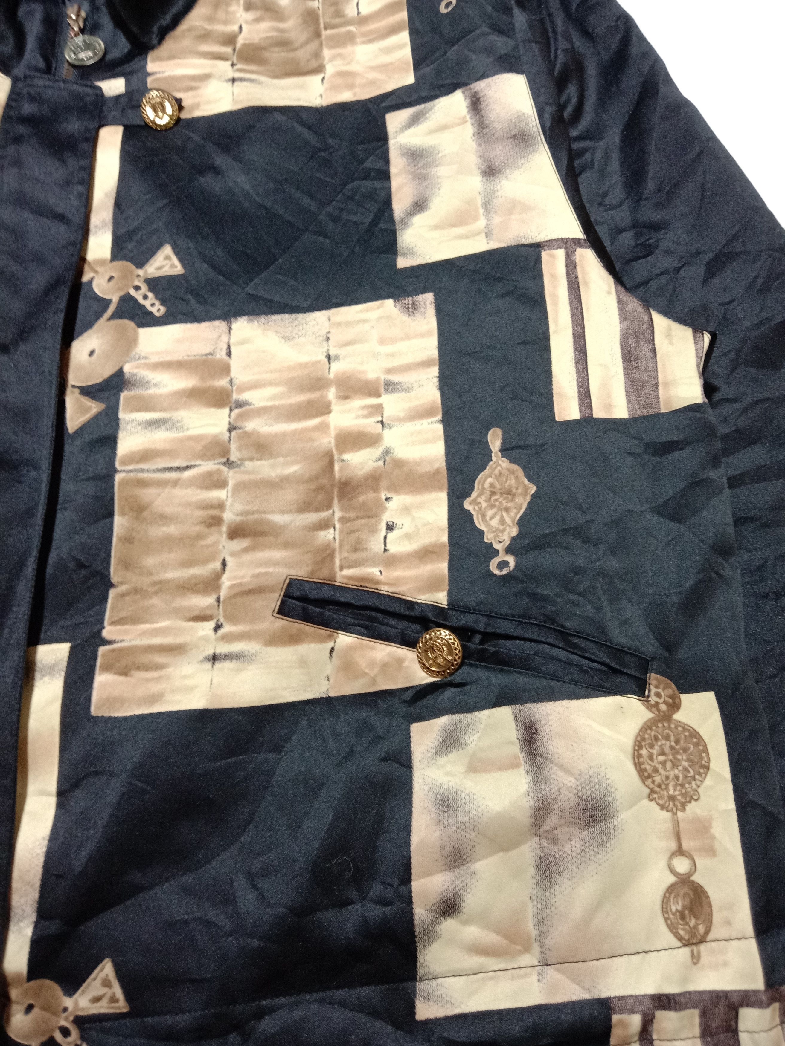 Designer Sixtone Place Light Jacket Luxury Print Design Zip Closure Size US L / EU 52-54 / 3 - 3 Thumbnail