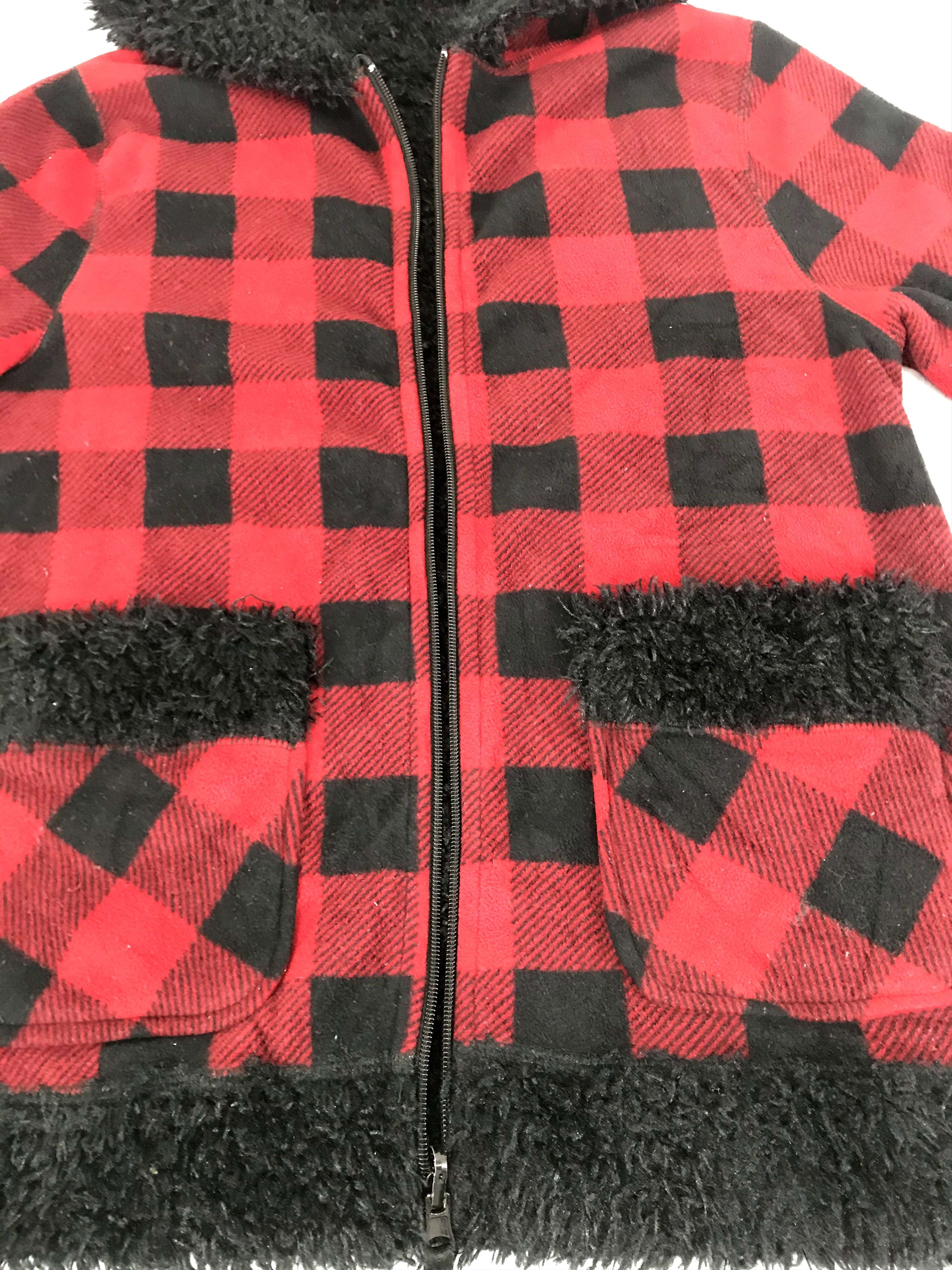 Japanese Brand Vintage Style Mot De Passe Fleece Sherpa Hoodie Sweatshirt Size M / US 6-8 / IT 42-44 - 4 Thumbnail