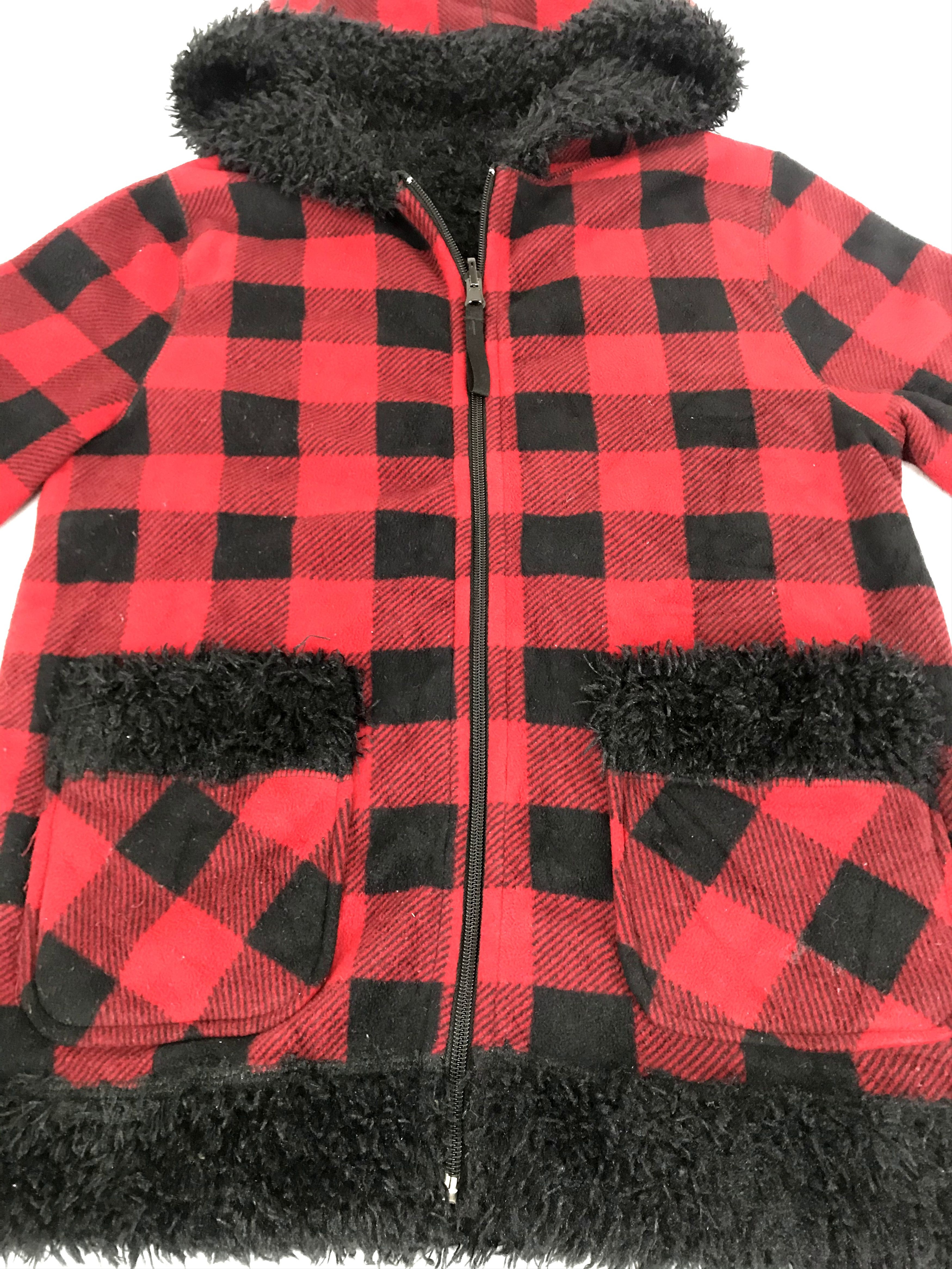 Japanese Brand Vintage Style Mot De Passe Fleece Sherpa Hoodie Sweatshirt Size M / US 6-8 / IT 42-44 - 3 Thumbnail