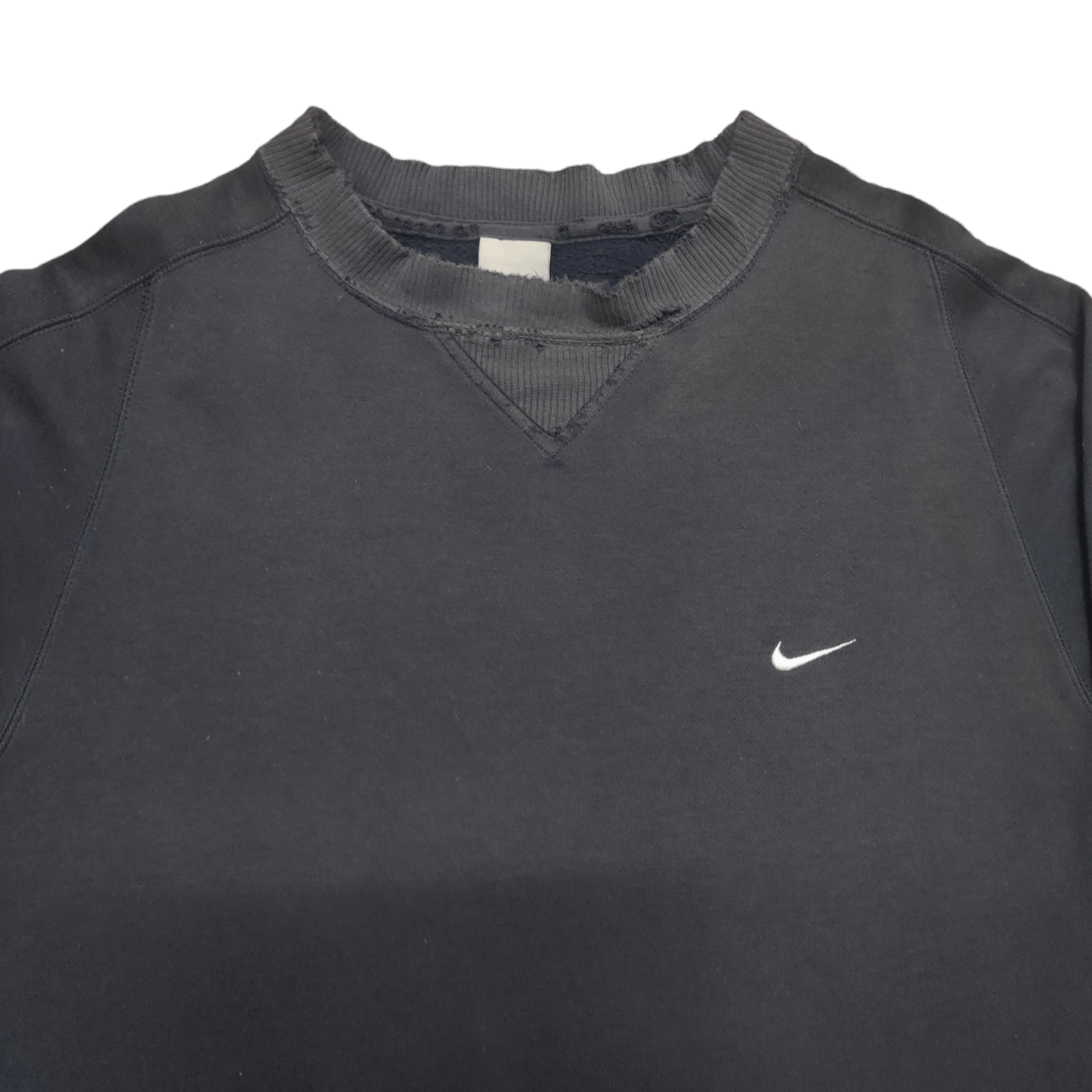 Nike Vintage Nike Mini Swoosh Sweatshirt Distressed Sun Faded Size US L / EU 52-54 / 3 - 2 Thumbnail