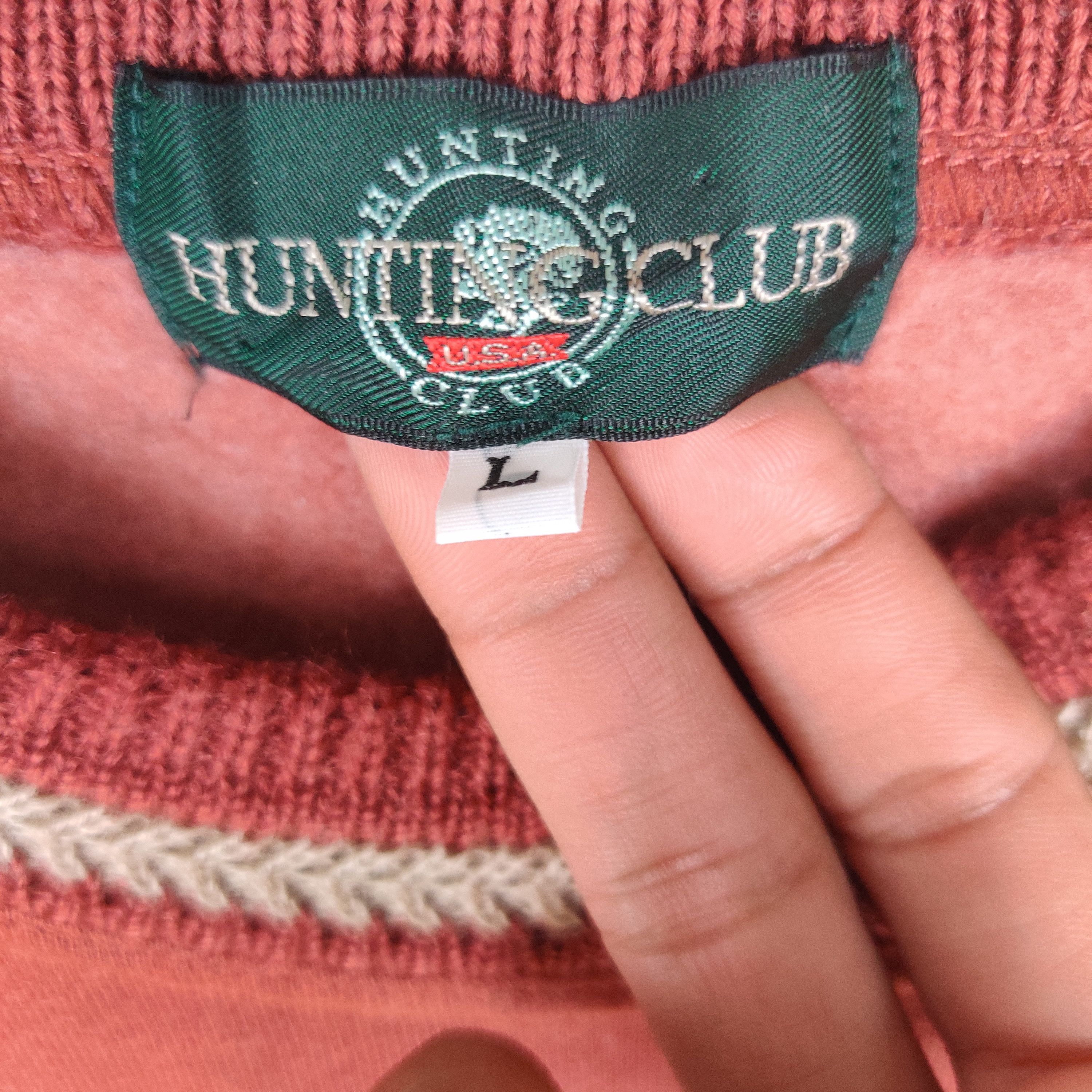 Japanese Brand Vintage Hunting Club Collection Sweatshirt Embroidered Size US L / EU 52-54 / 3 - 2 Thumbnail