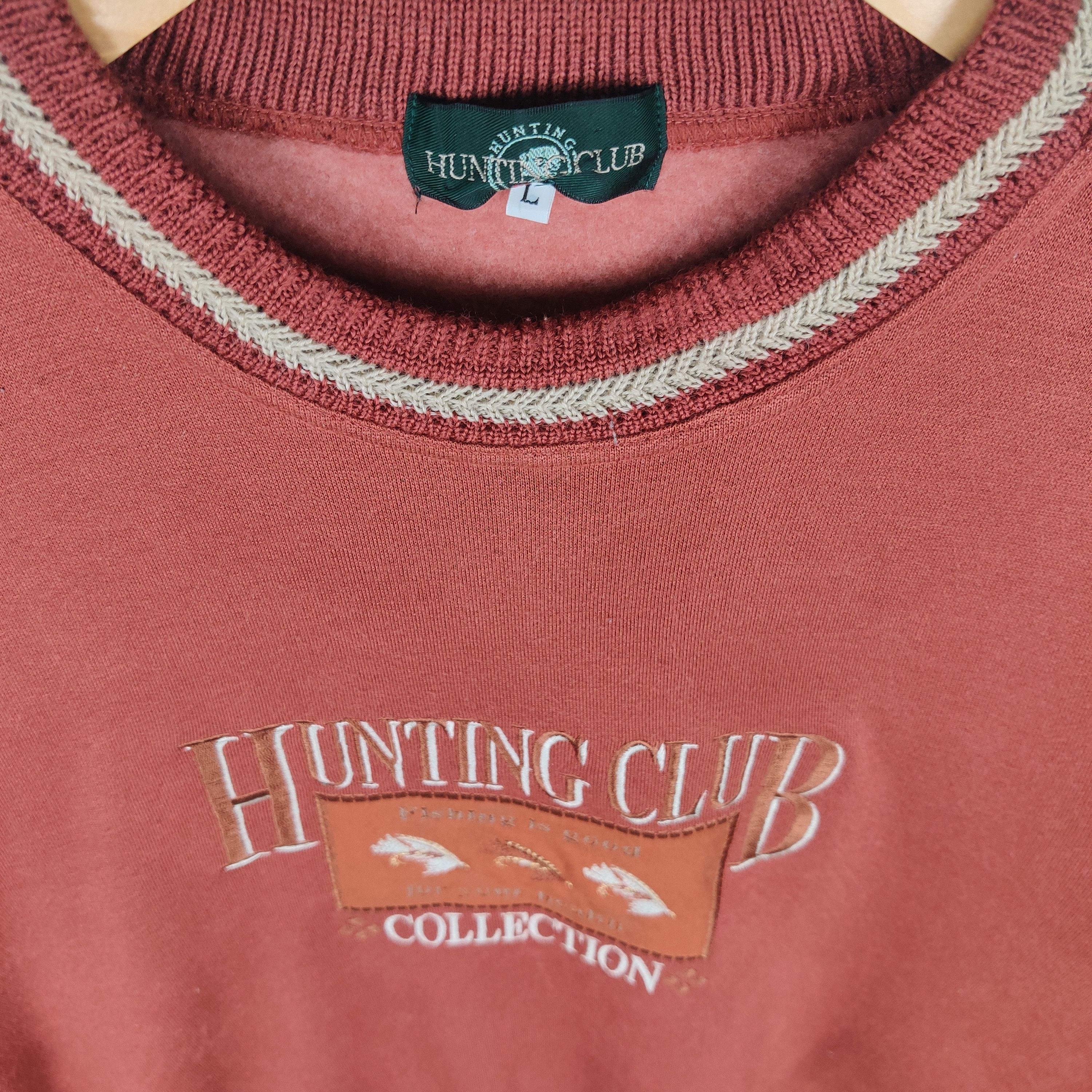 Japanese Brand Vintage Hunting Club Collection Sweatshirt Embroidered Size US L / EU 52-54 / 3 - 3 Thumbnail