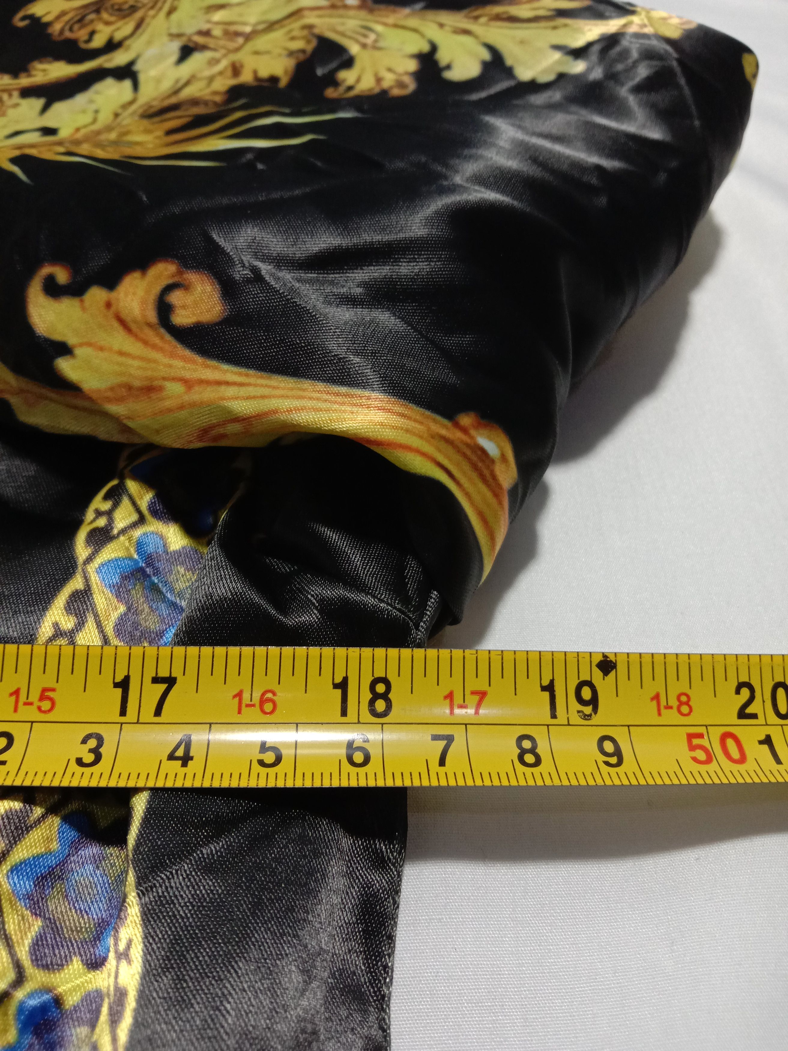 Vintage Satin Zipper Jacket Baroque Givenchy Inspired Jacket Size US S / EU 44-46 / 1 - 8 Thumbnail