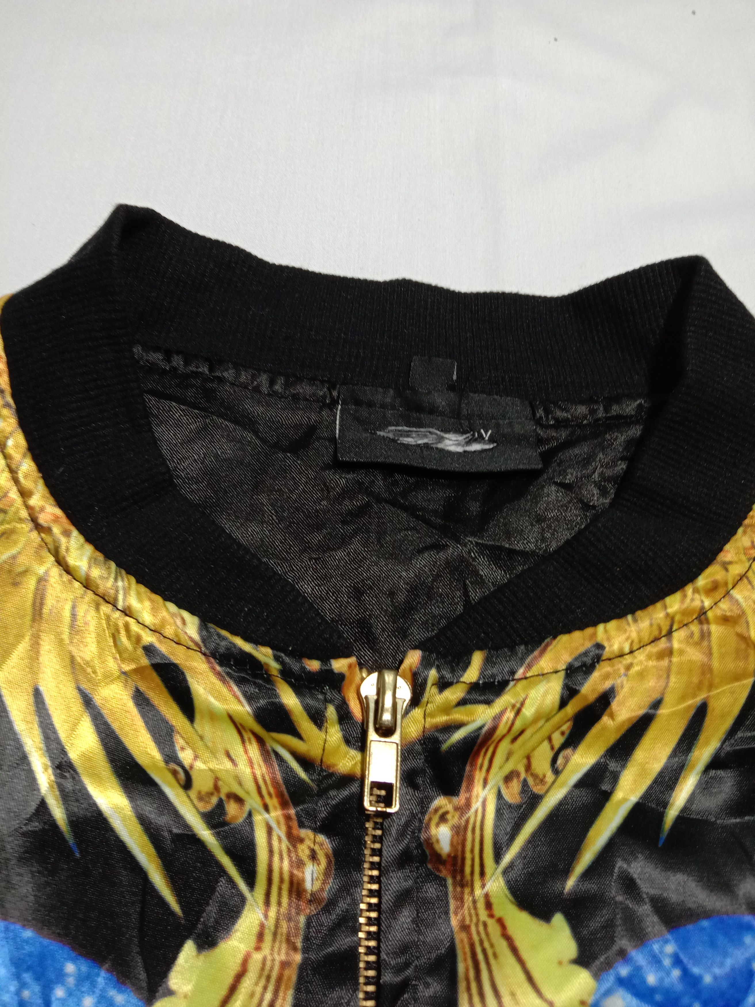 Vintage Satin Zipper Jacket Baroque Givenchy Inspired Jacket Size US S / EU 44-46 / 1 - 4 Thumbnail