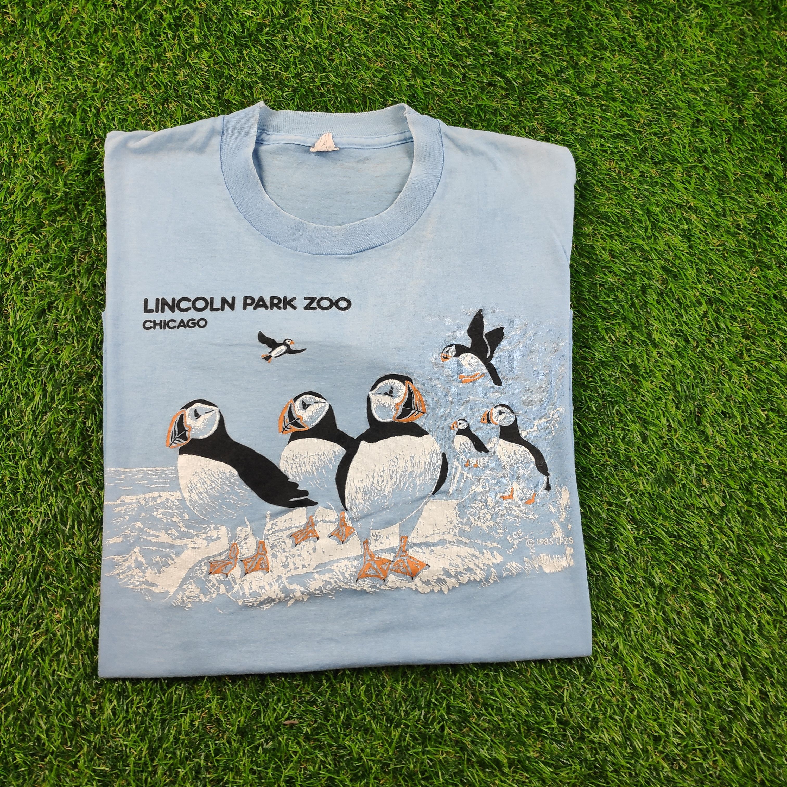Vintage Vintage 80s Lincoln Park Zoo Paperthin Single Stitch Tee Size US M / EU 48-50 / 2 - 3 Thumbnail