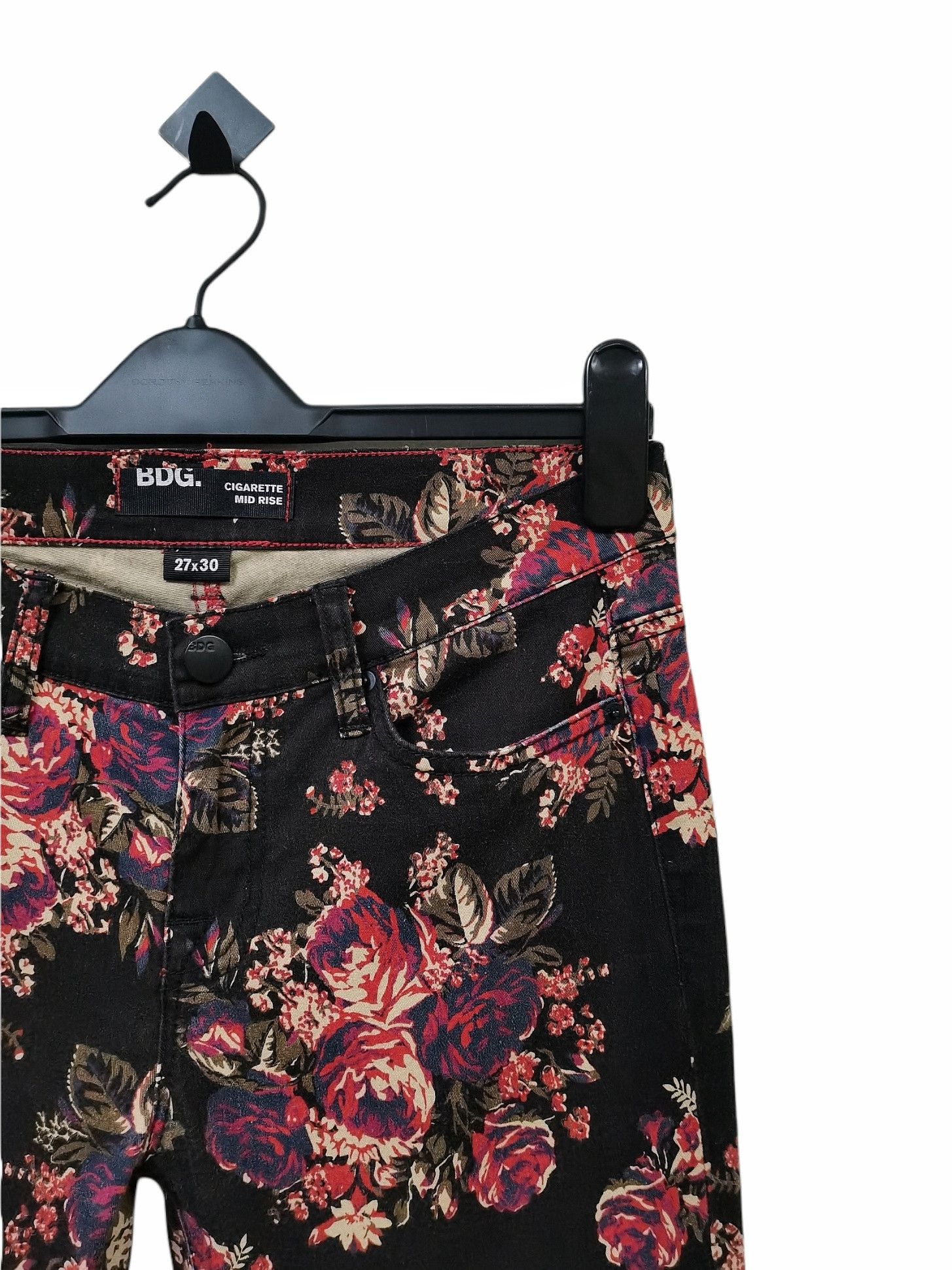 Art Comes First 🔥Fullprint Floral Skinny Jeans BDG Cigarette Mid Rise Rare Size US 30 / EU 46 - 10 Thumbnail
