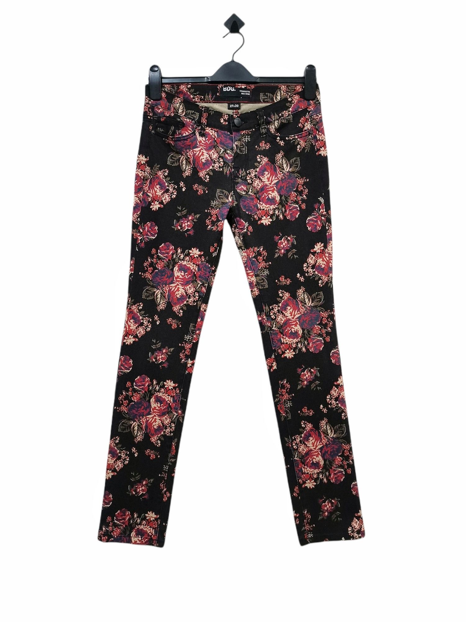 Art Comes First 🔥Fullprint Floral Skinny Jeans BDG Cigarette Mid Rise Rare Size US 30 / EU 46 - 7 Thumbnail