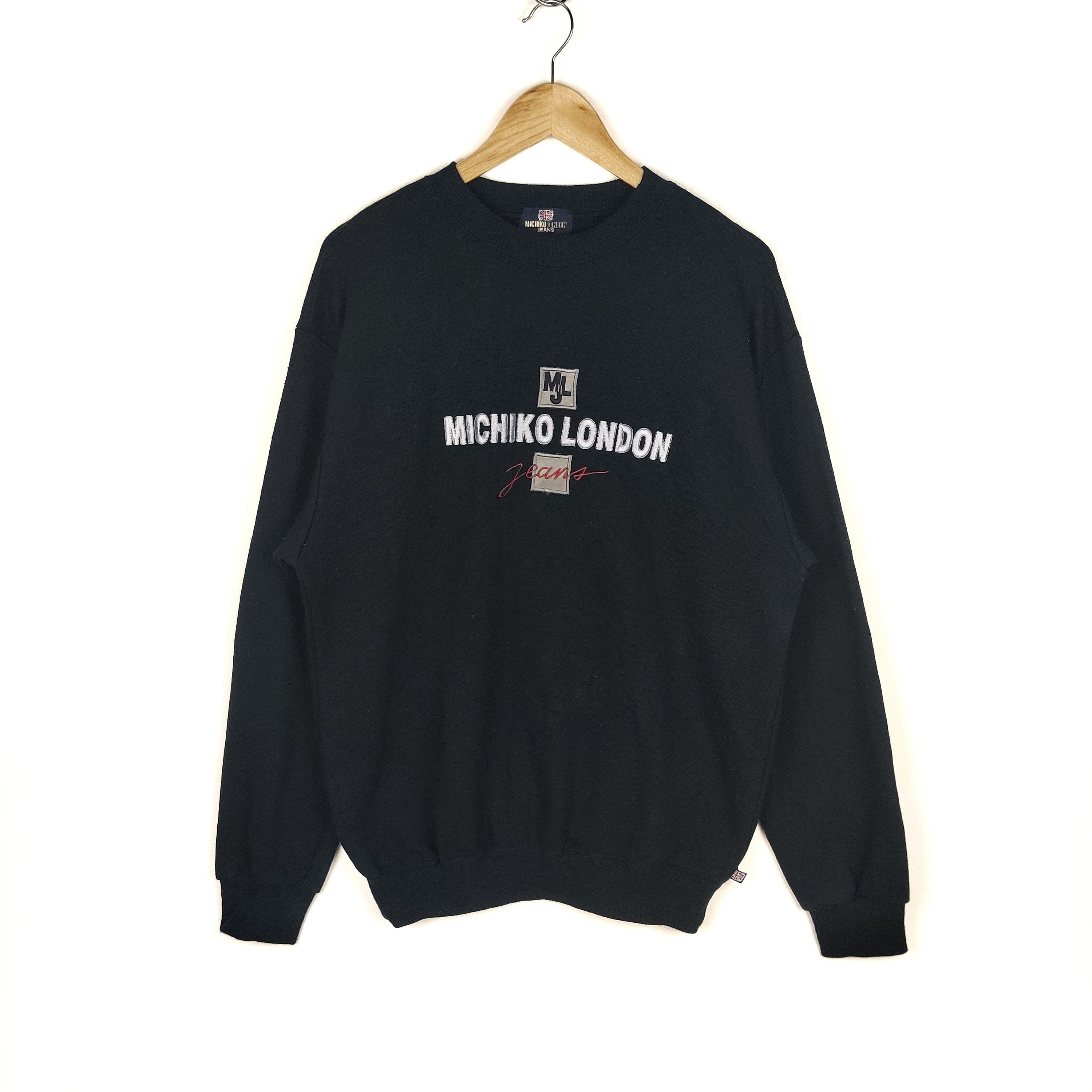 Michiko Koshino London Vintage Michiko London Jeans Sweatshirt Embroidered Size US L / EU 52-54 / 3 - 1 Thumbnail