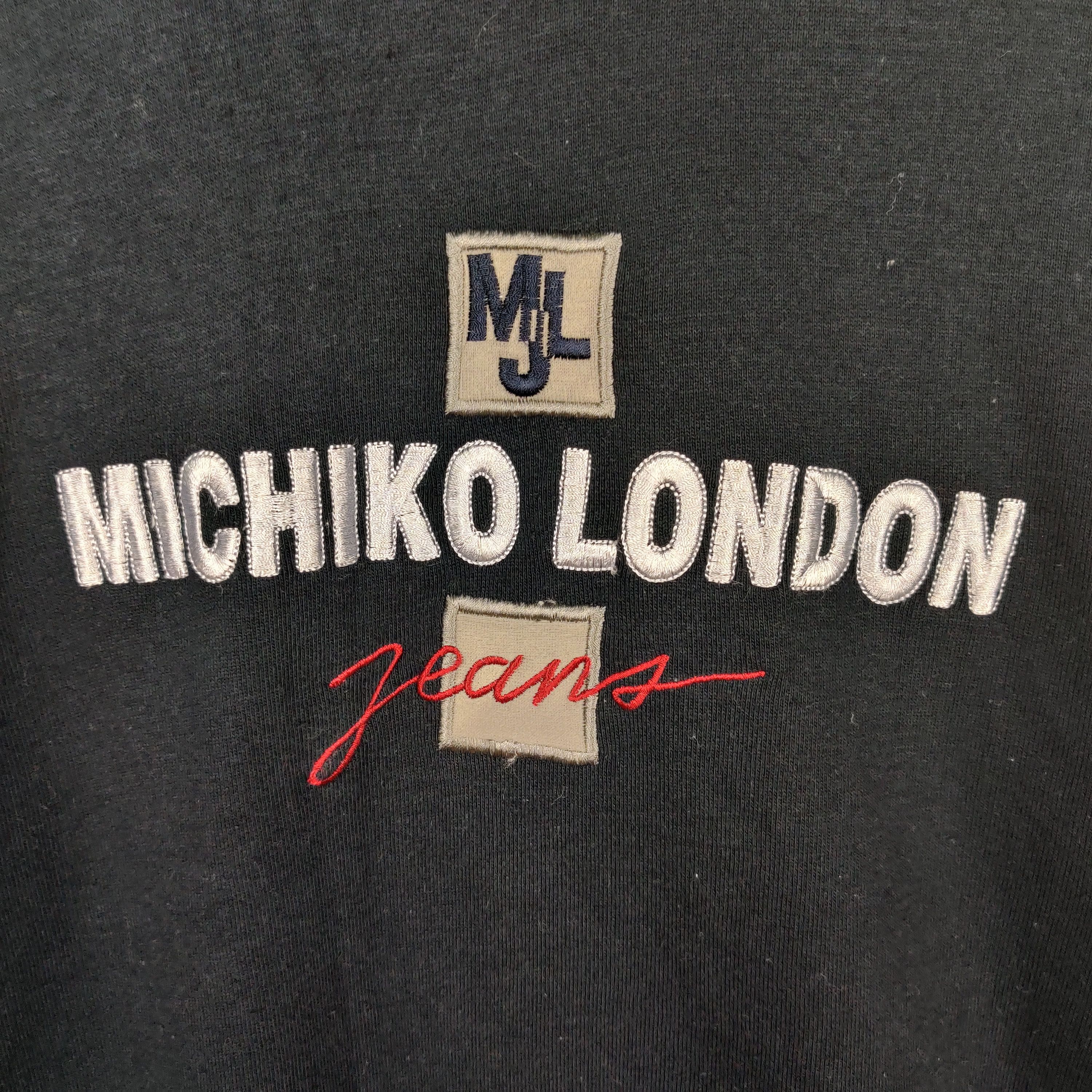 Michiko Koshino London Vintage Michiko London Jeans Sweatshirt Embroidered Size US L / EU 52-54 / 3 - 2 Thumbnail