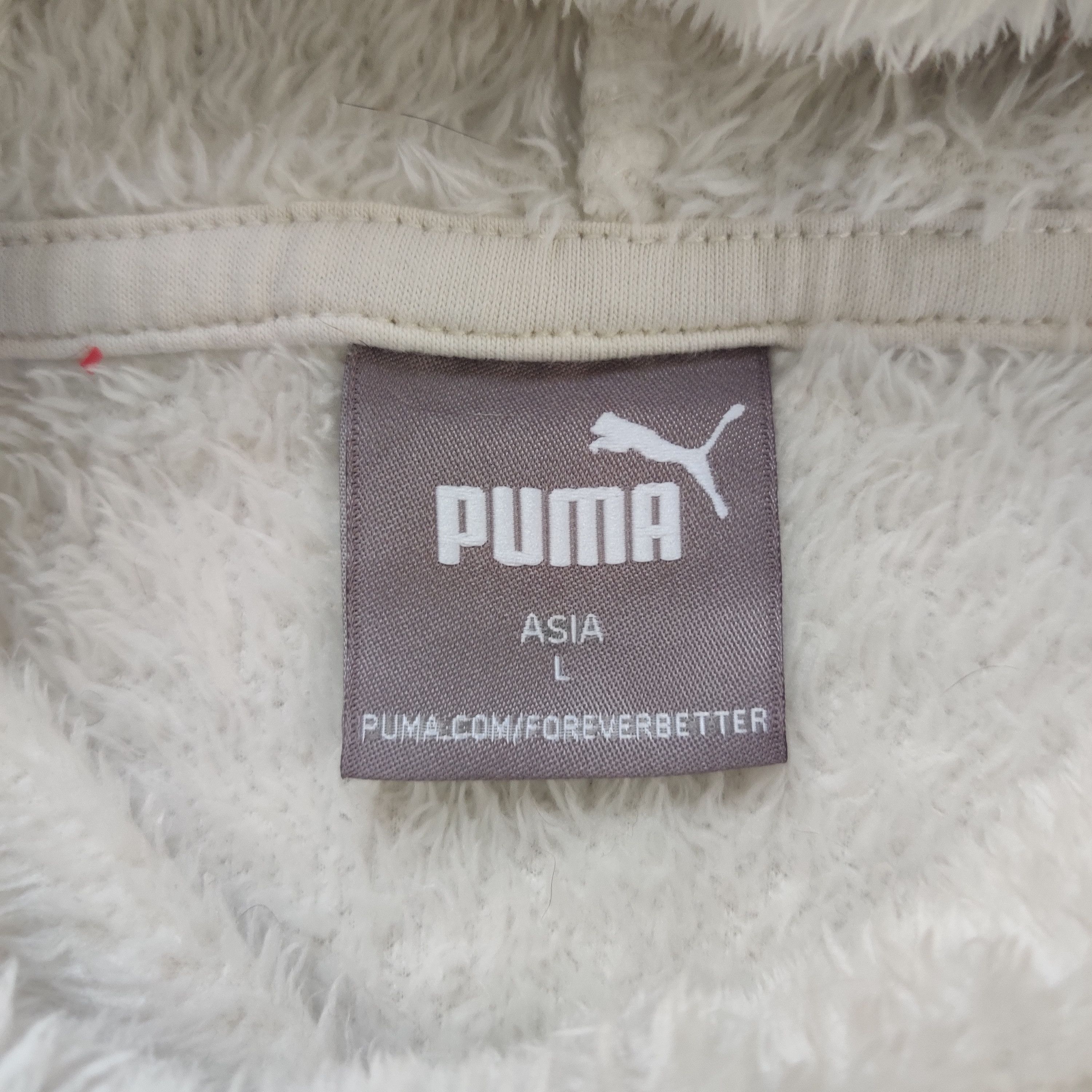 Puma Puma Hoodie Big Logo Spellout Fleece Size US L / EU 52-54 / 3 - 3 Thumbnail