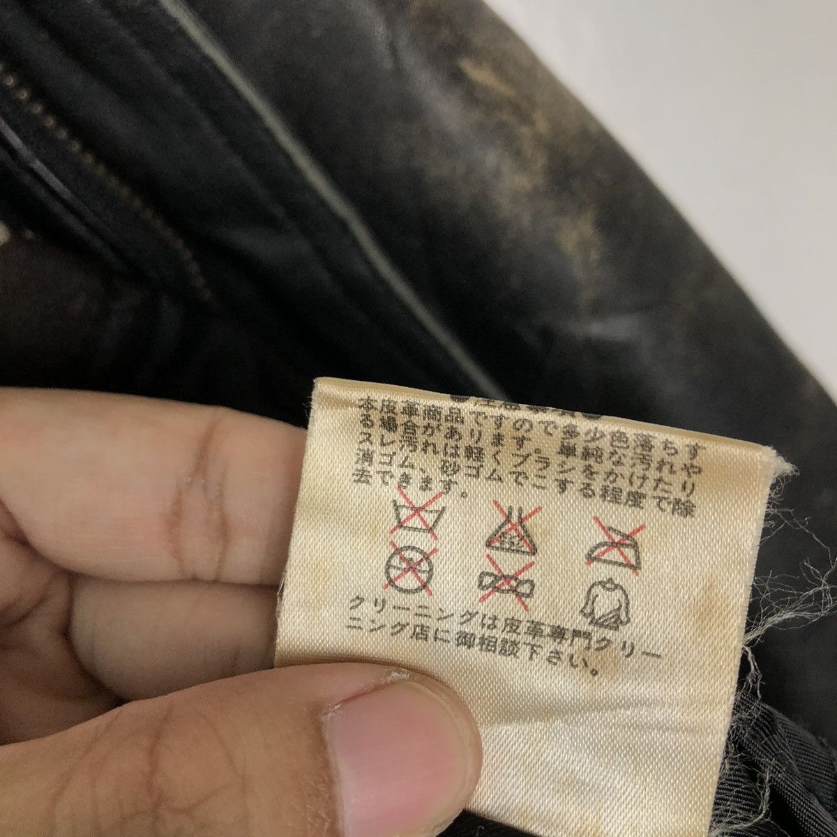 Japanese Brand VINTAGE BOMBER LEATHER JACKET RACER JUBIAN TOKYO FUR Size US M / EU 48-50 / 2 - 13 Thumbnail