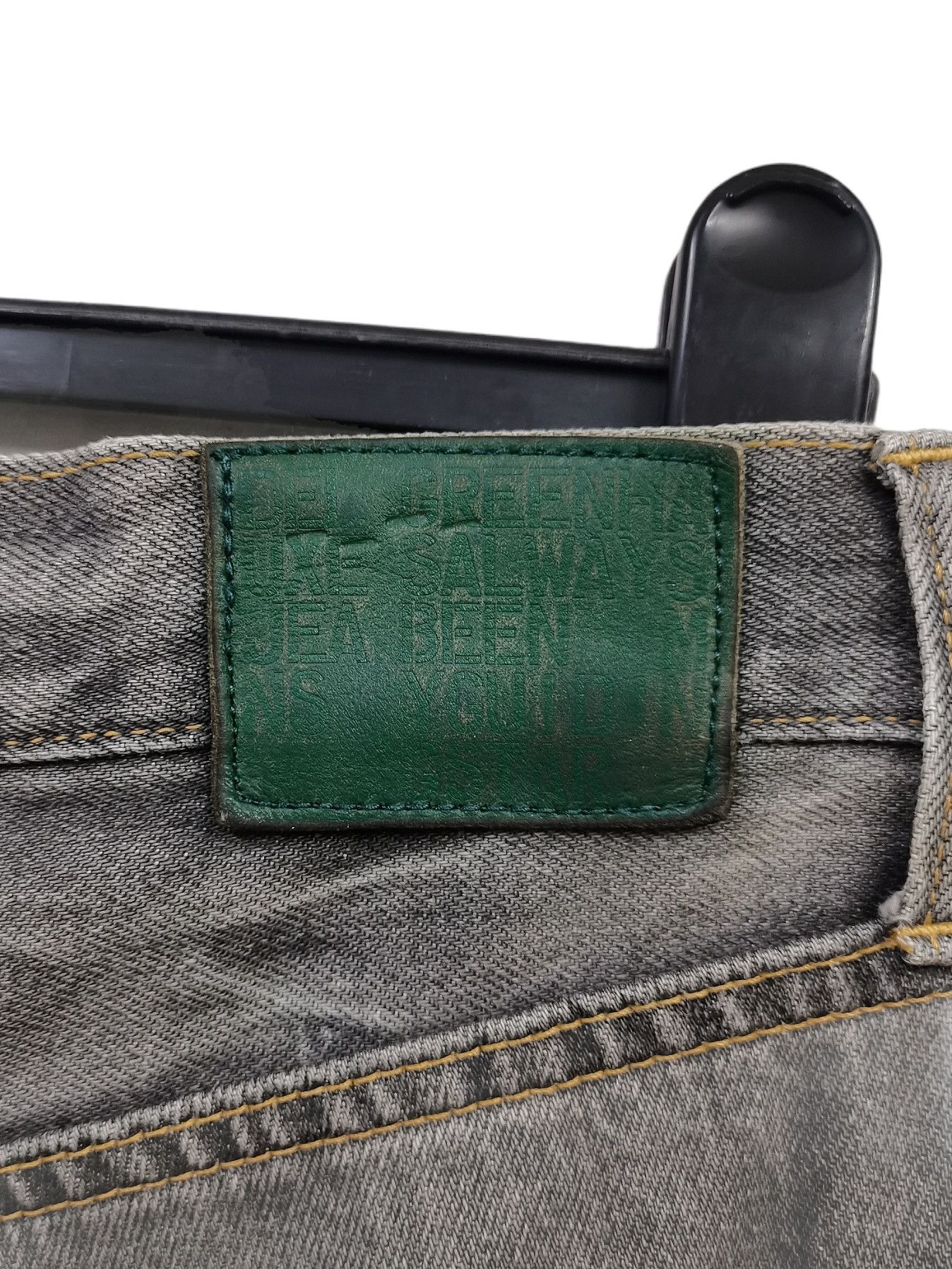 DELUXE 🔥🔥🔥DELUXE JAPAN Mechanical Tools Design Denim Jeans Rare Size US 33 - 14 Thumbnail